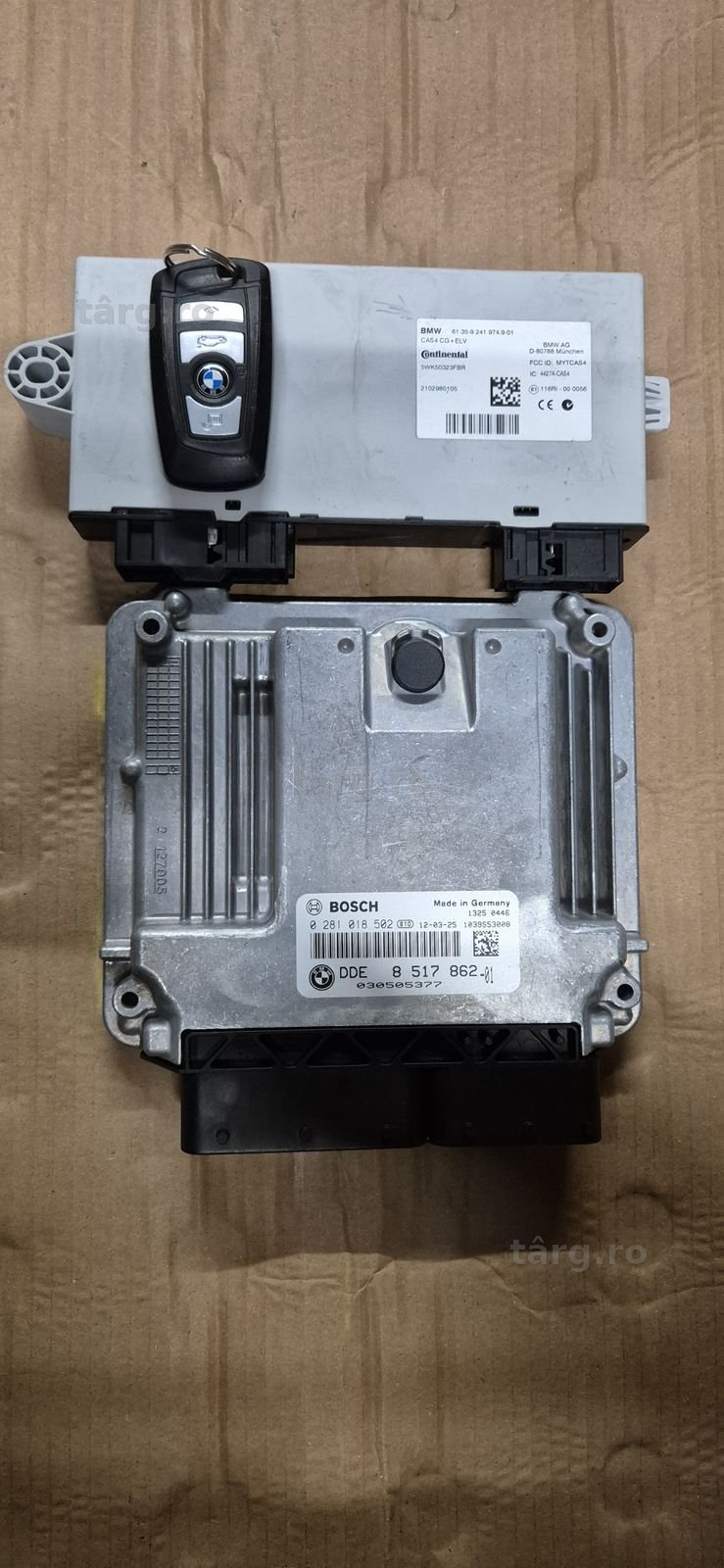 Kit pornire Ecu bmw seria 5 f10 f11 520d n47 184 cp euro 5