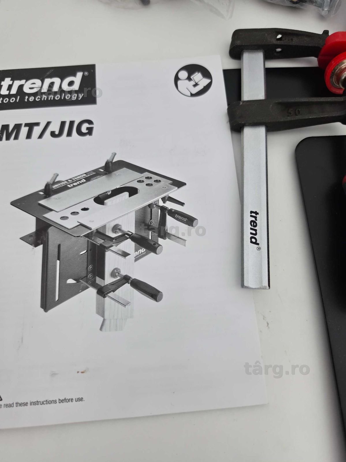 Trend Gabarit Mortise instrument pentru îmbinări precise de tip morteză și cep/MT/JIG/EURO/ lemn 3