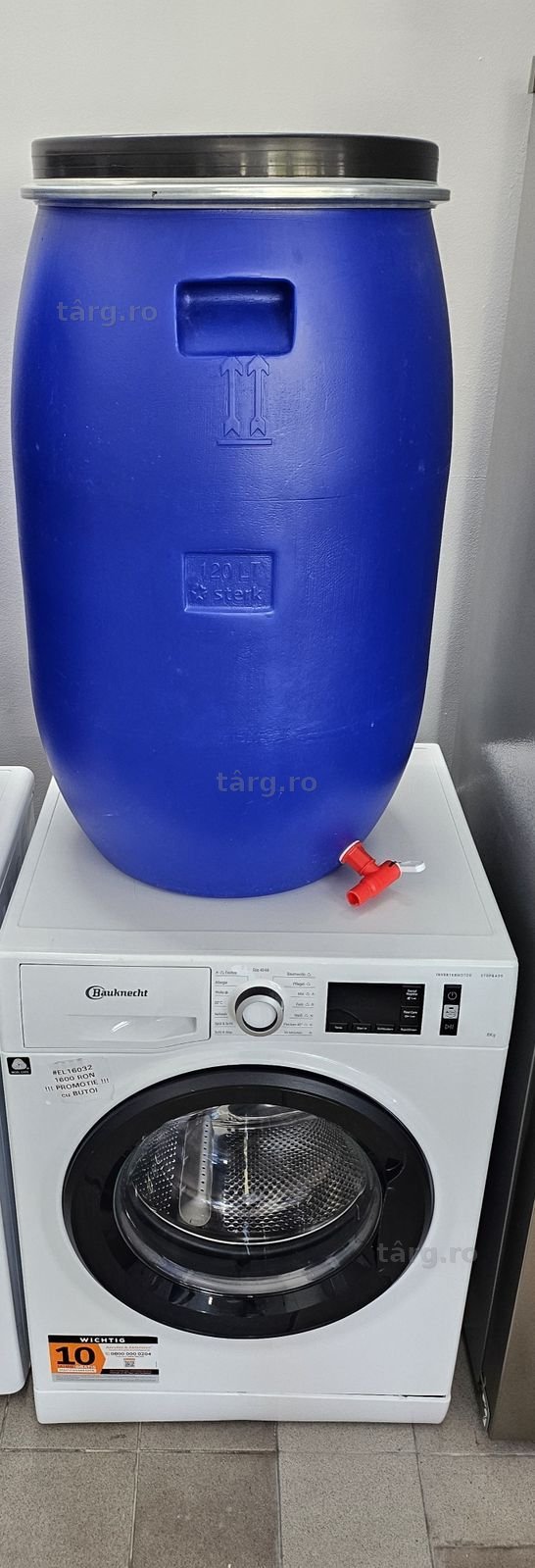 Masina de spalat BAUKNECHT Import Germania ca Noua Inverter +Factura +12Luni Garantie