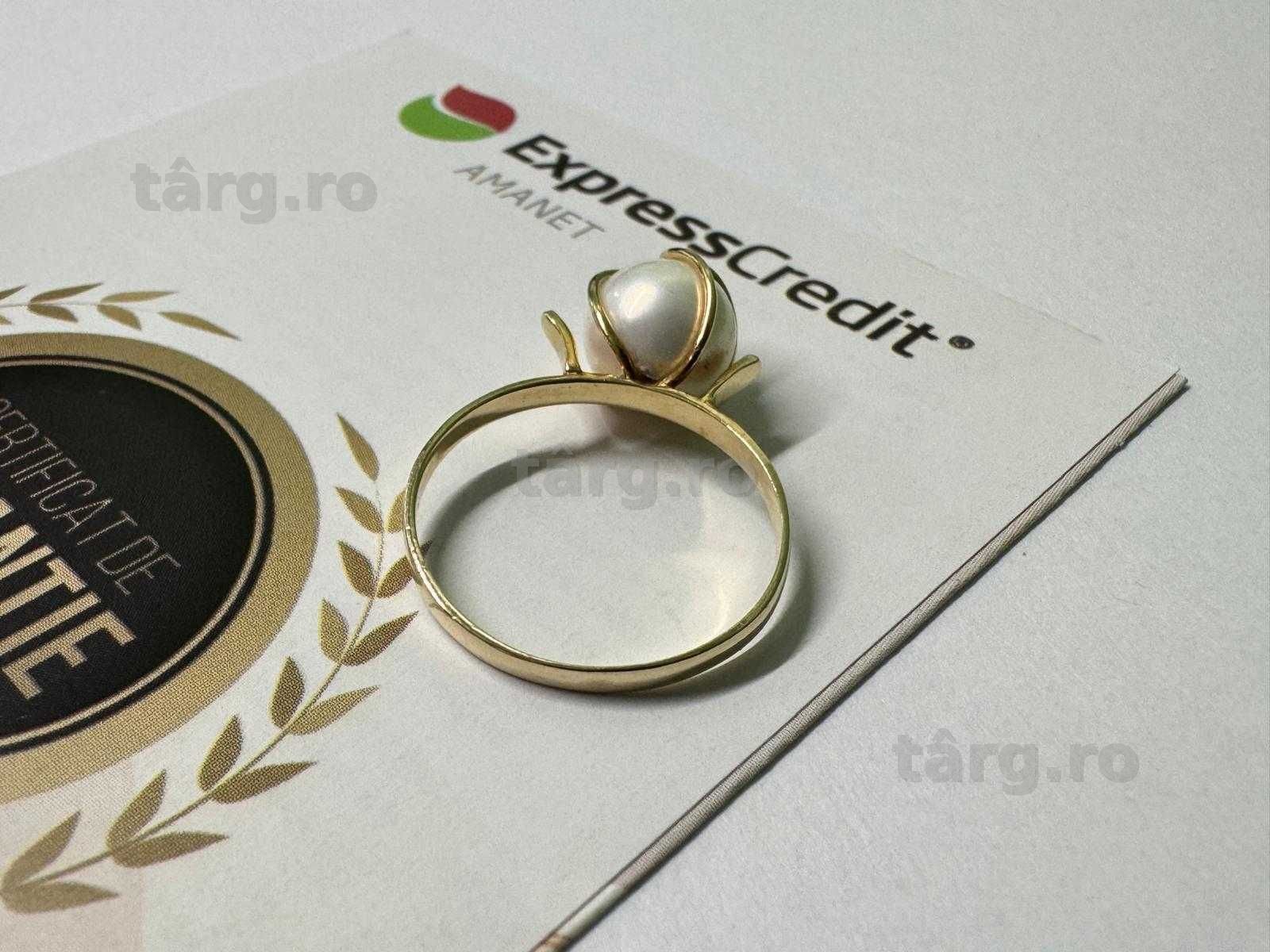 Inel aur 14K 2.18g (B.61587.3 Tatarasi) Garantie 2 ani 2
