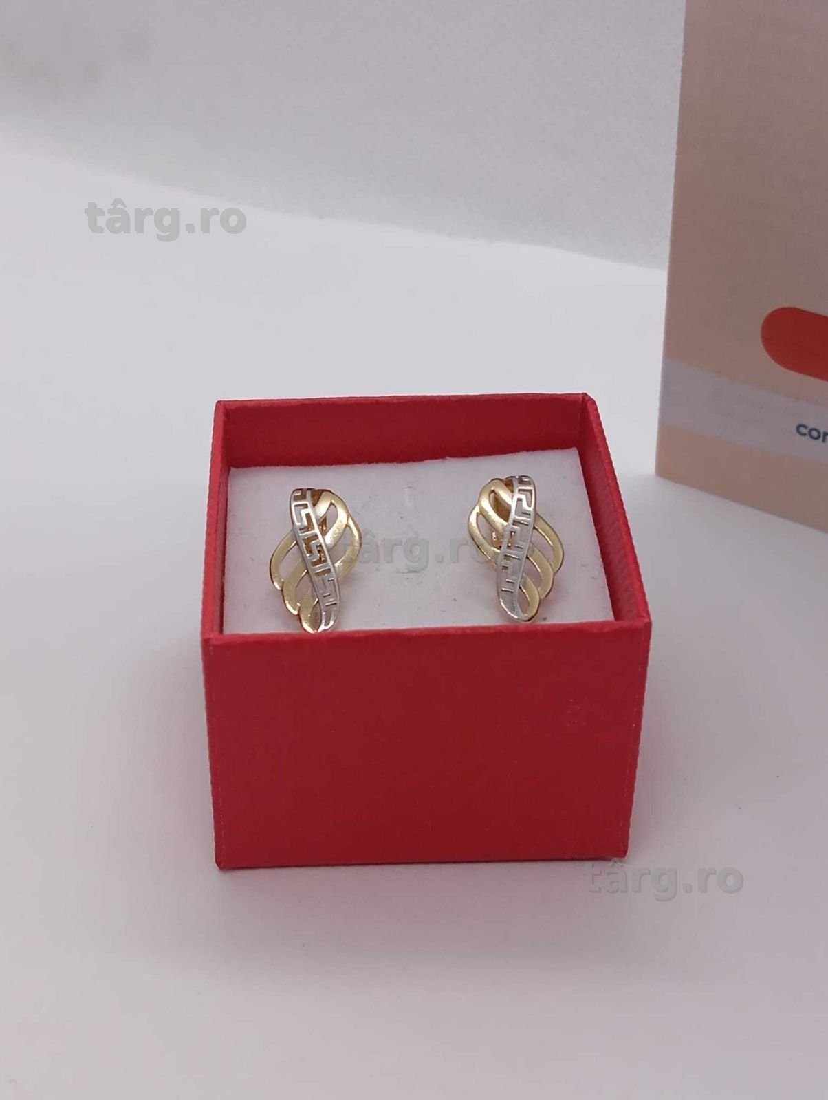Cercei Aur 14k 2.97g (Ag4 Dacia B.51391) Garantie 2 ani 2