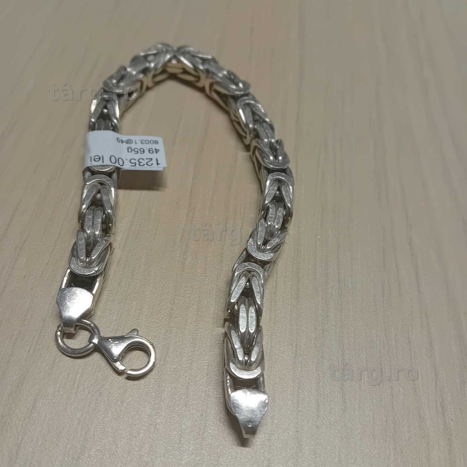 Bratara argint 49.65g (ag49 Esplanada b.8003) 2 ani garantie 4