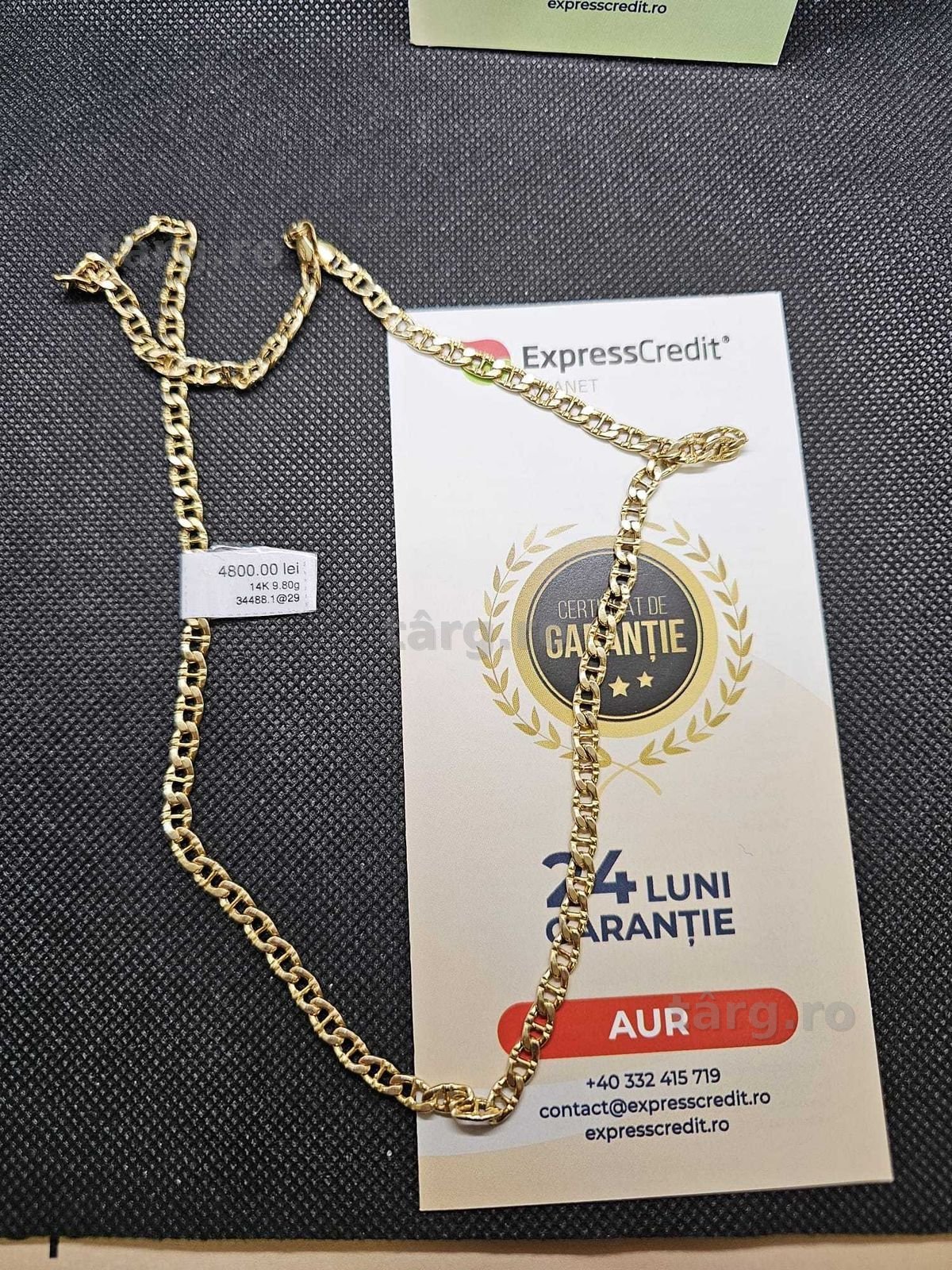 Lant de aur 14k (Ag29 Siraj b.34488.1) Garantie 2 ani