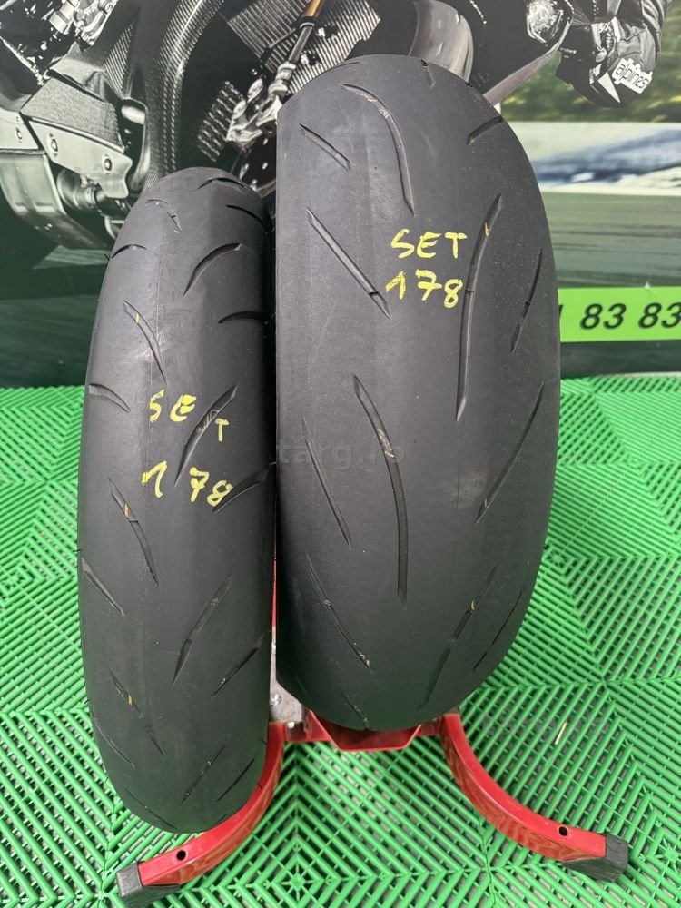 Set Anvelope Moto 120 70 17 si 180 55 17 Brodgestone S21 2022 Cauciuc Fata spate Set178