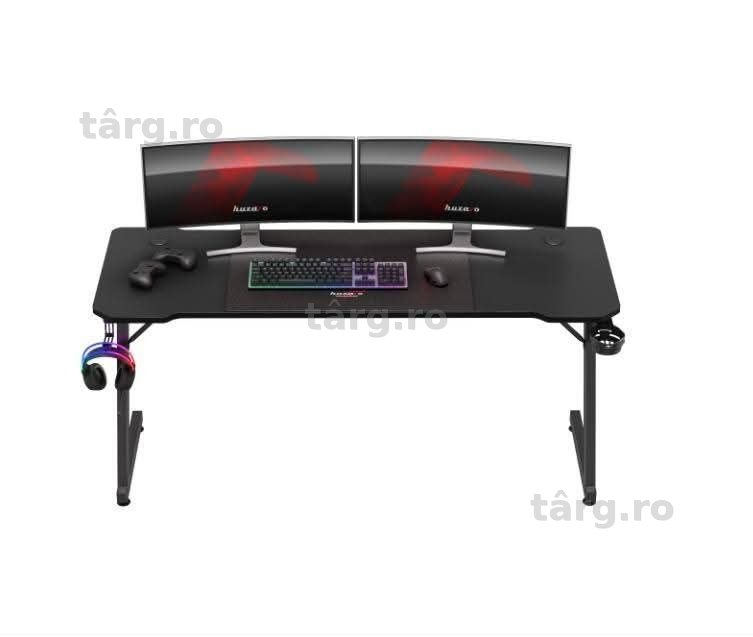 Birou Gaming Huzaro, Hero 4.8, 160 X 60 X 74 Cm, Mousepad inclus