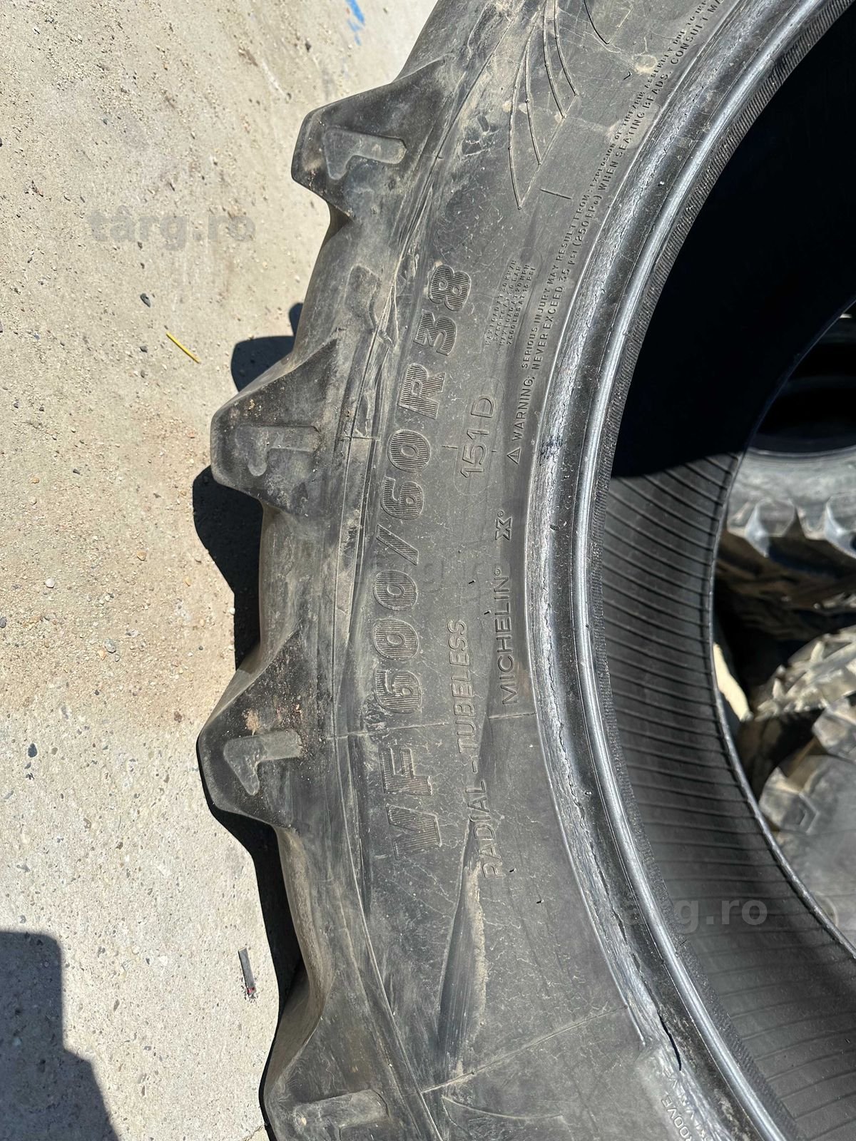 Anvelope agricole 600/60 r38 Michelin 2