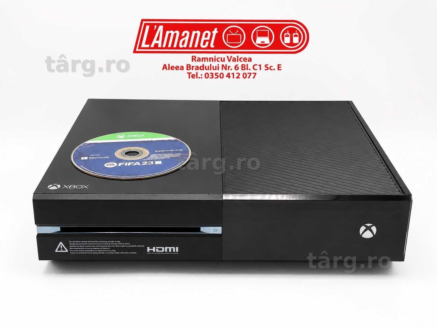 Consola Gaming XBox One Black 500GB 1 Joc Fifa23 1 Maneta Stare Buna