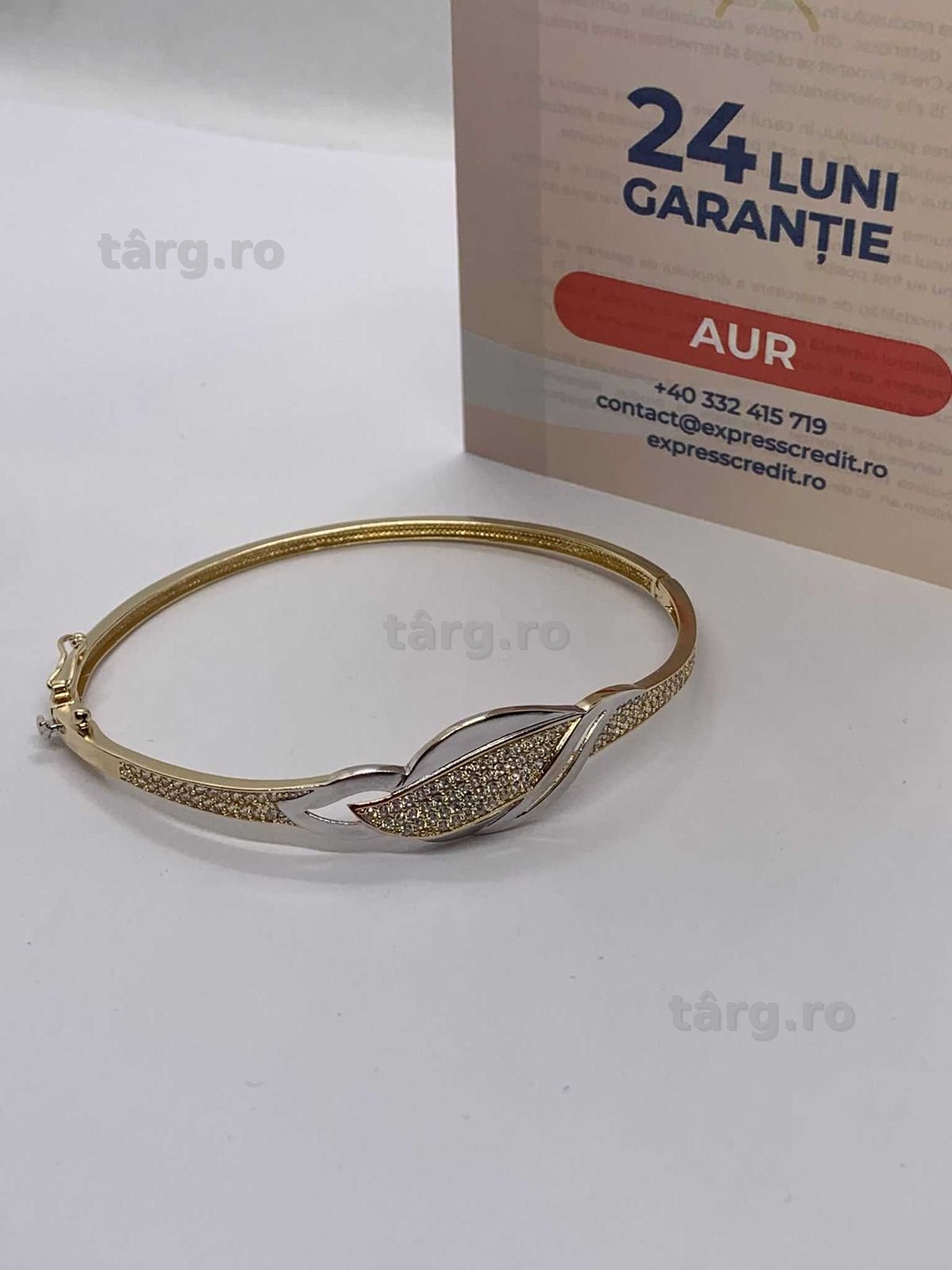 Bratara fixa aur 14K 7.75g (Ag4 Dacia B.51572.5) Garantie 2 ani 2