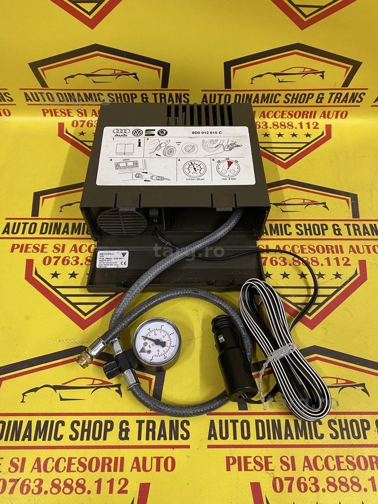Compresor auto umflat roti original Vw Seat Skoda Audi 180w 12V 15A