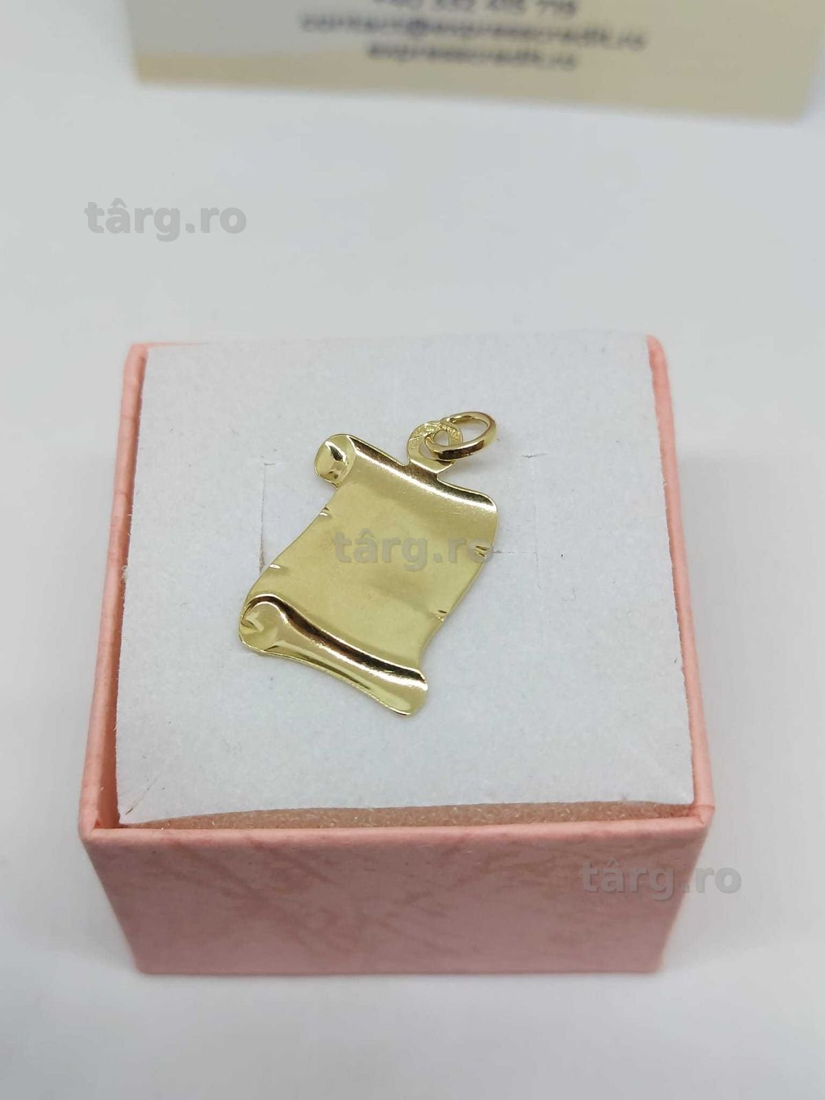Medalion aur 14k 0.95gr [35114.2/30 Pacurari 2] Garantie 2 ani! 3