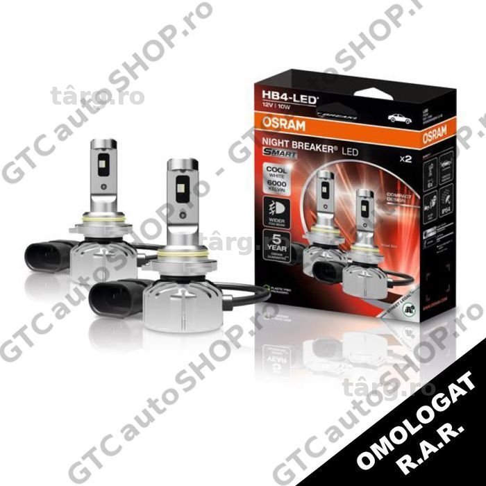 becuri led hb4 osram night breaker omologate rar