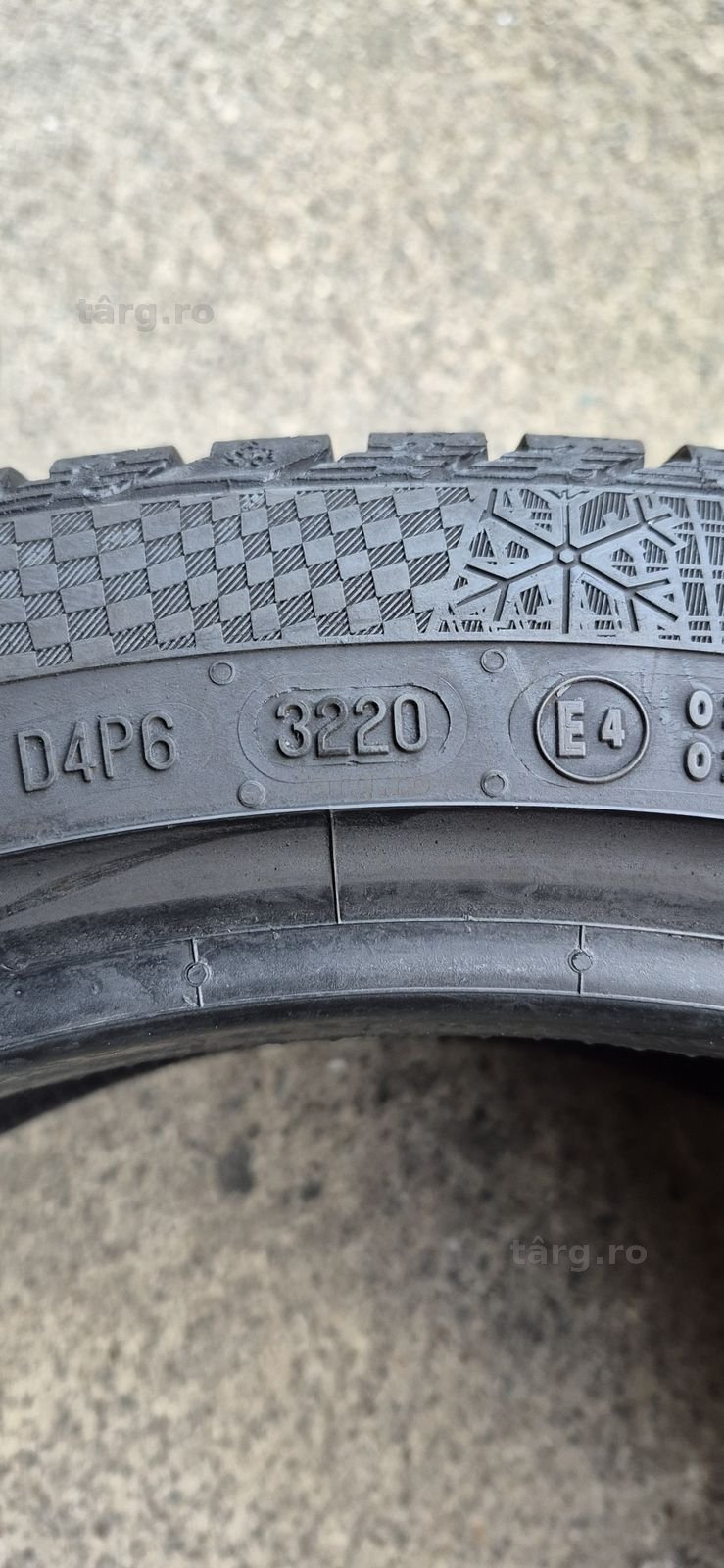 4 anvelope iarna Continental 245/40/19,dot 2020.Pret pe bucata 8