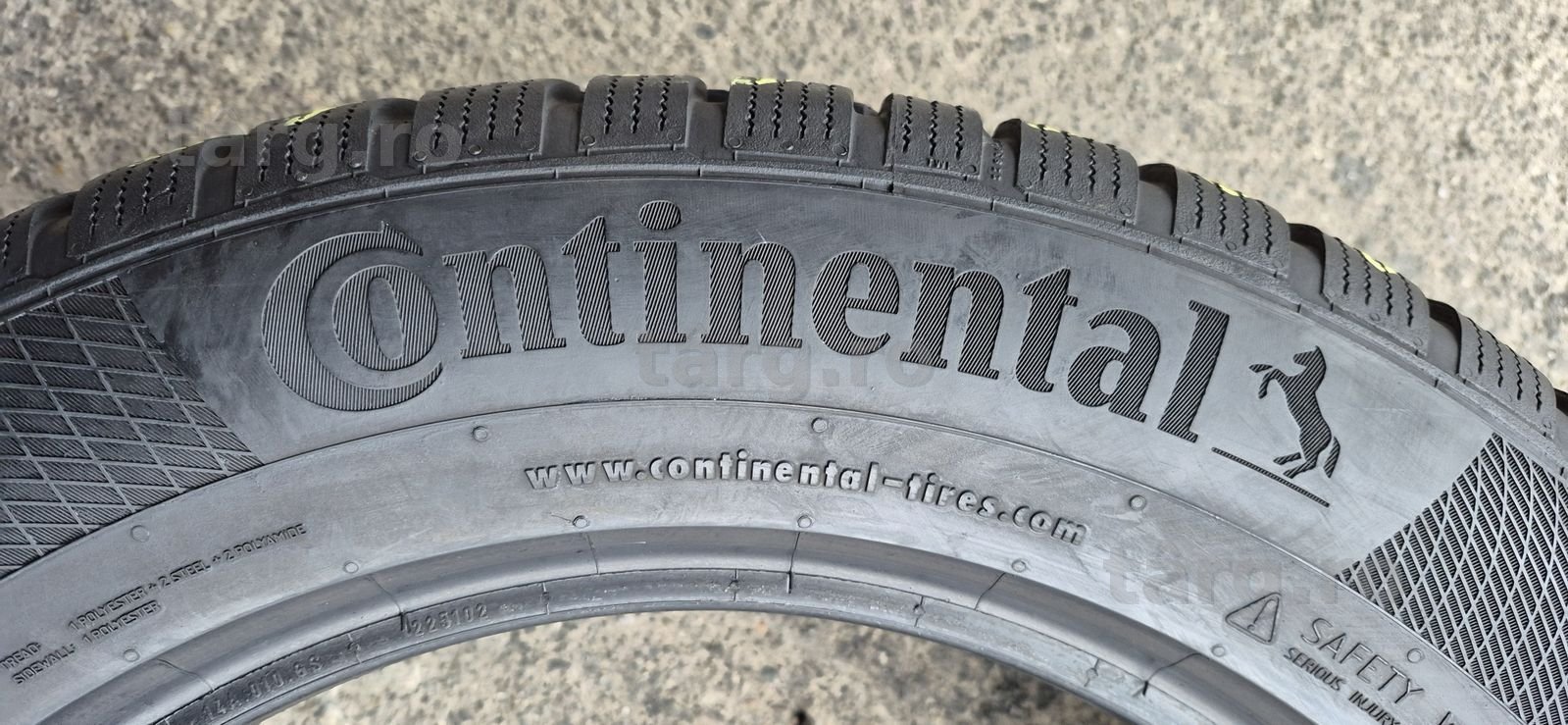 4 anvelope iarna ca si noi Continental 225/60/17.Pretul este pe bucata 4