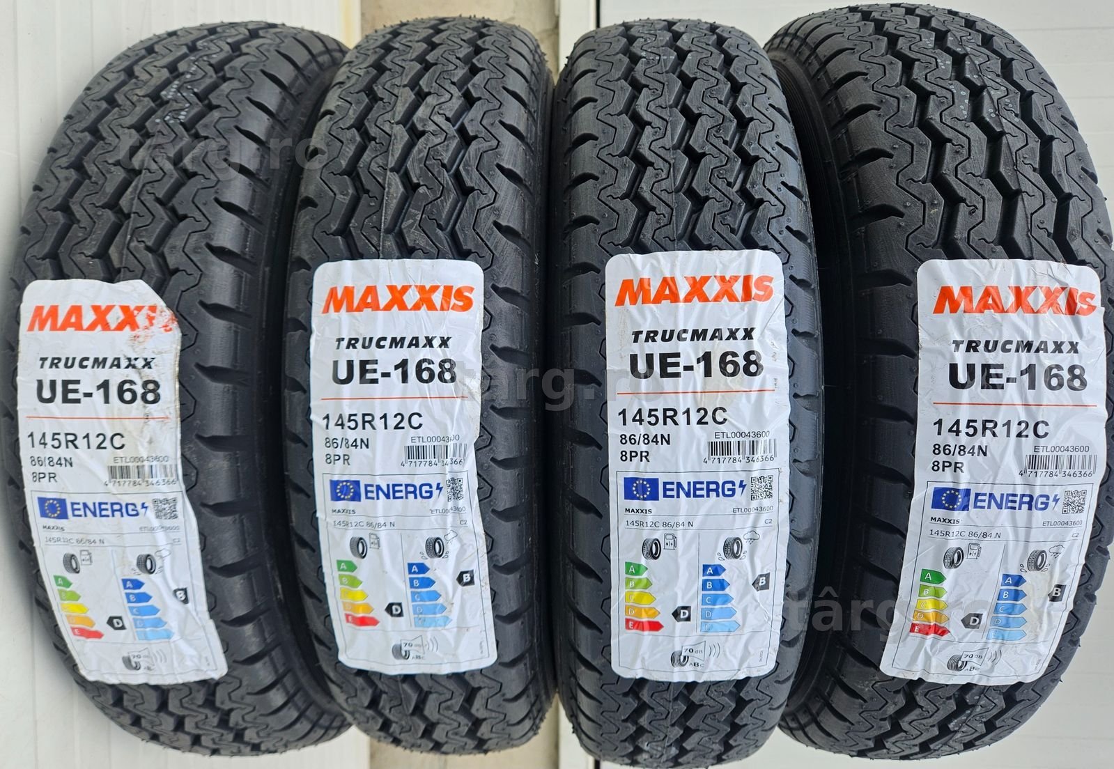 145 R12C 86/84N 8pliuri MAXXIS UE-168  Anvelope remorca
