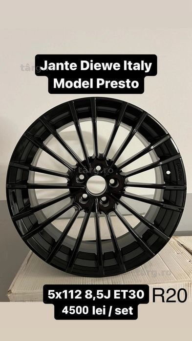 Jante SUV R20 5x112 Diewe Noi Audi Q5 Q7 Q8 A6 A7 A8 VW Touareg Mercedes GLE GLS BMW X3 X5 X6 Porsche Cayenne Macan