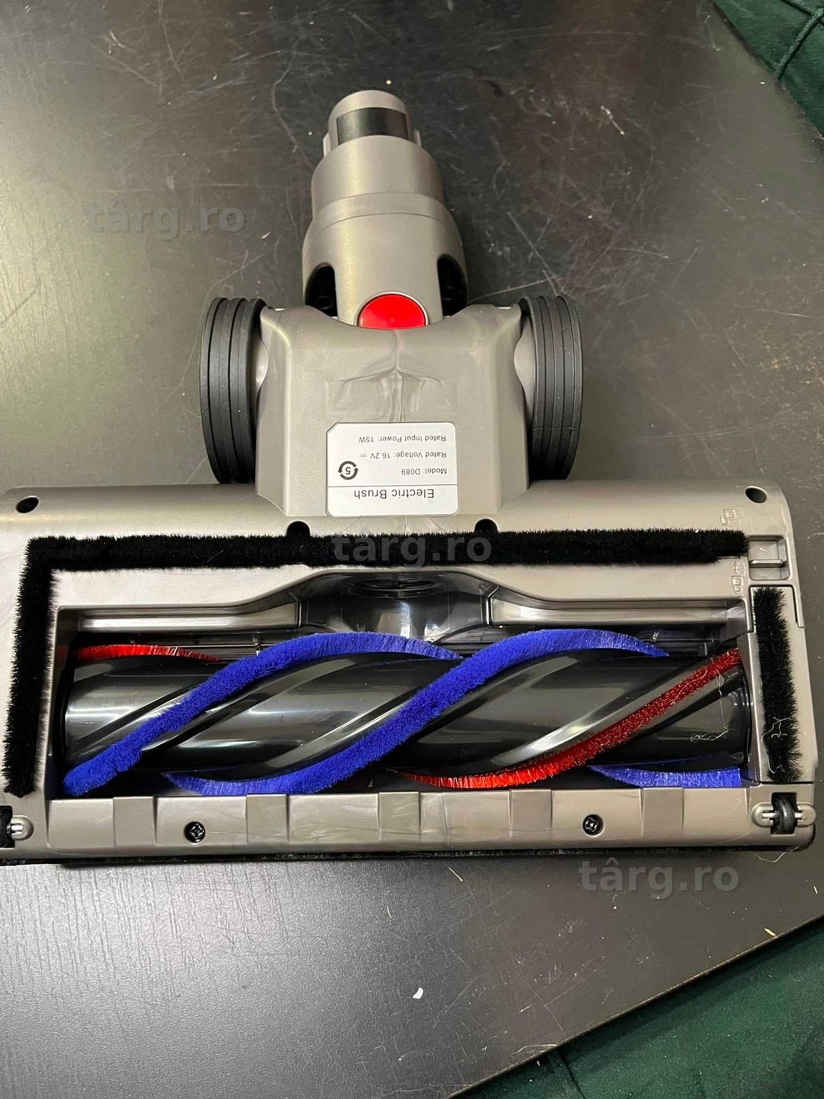Perie compatibilă cu aspiratoarele Dyson V7, V8, V10, V11, V15 - Cap de curățare cu acționare directă și LED luminos