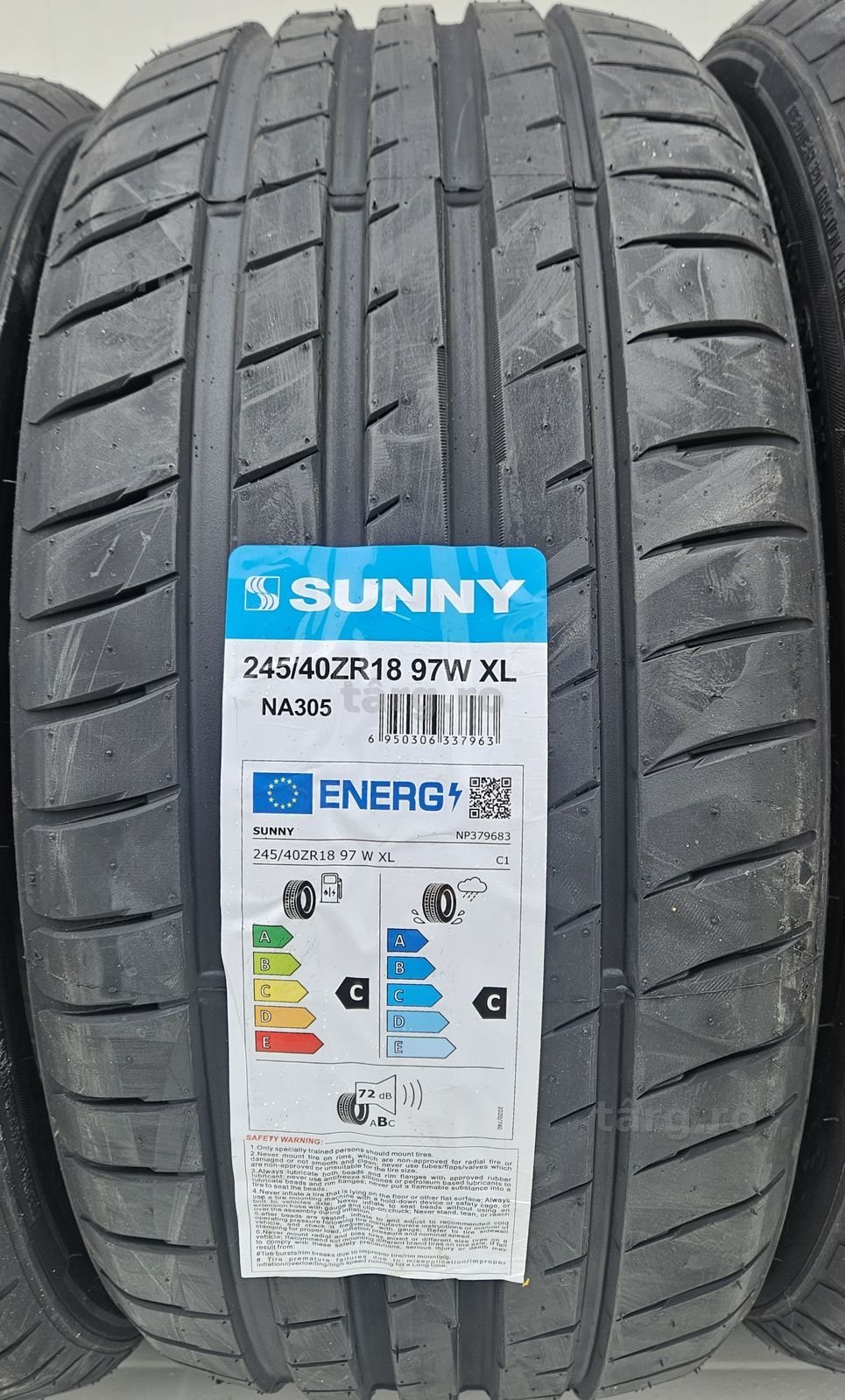 245/40 R18, 97W, SUNNY NA305 XL, Anvelope de vara 2