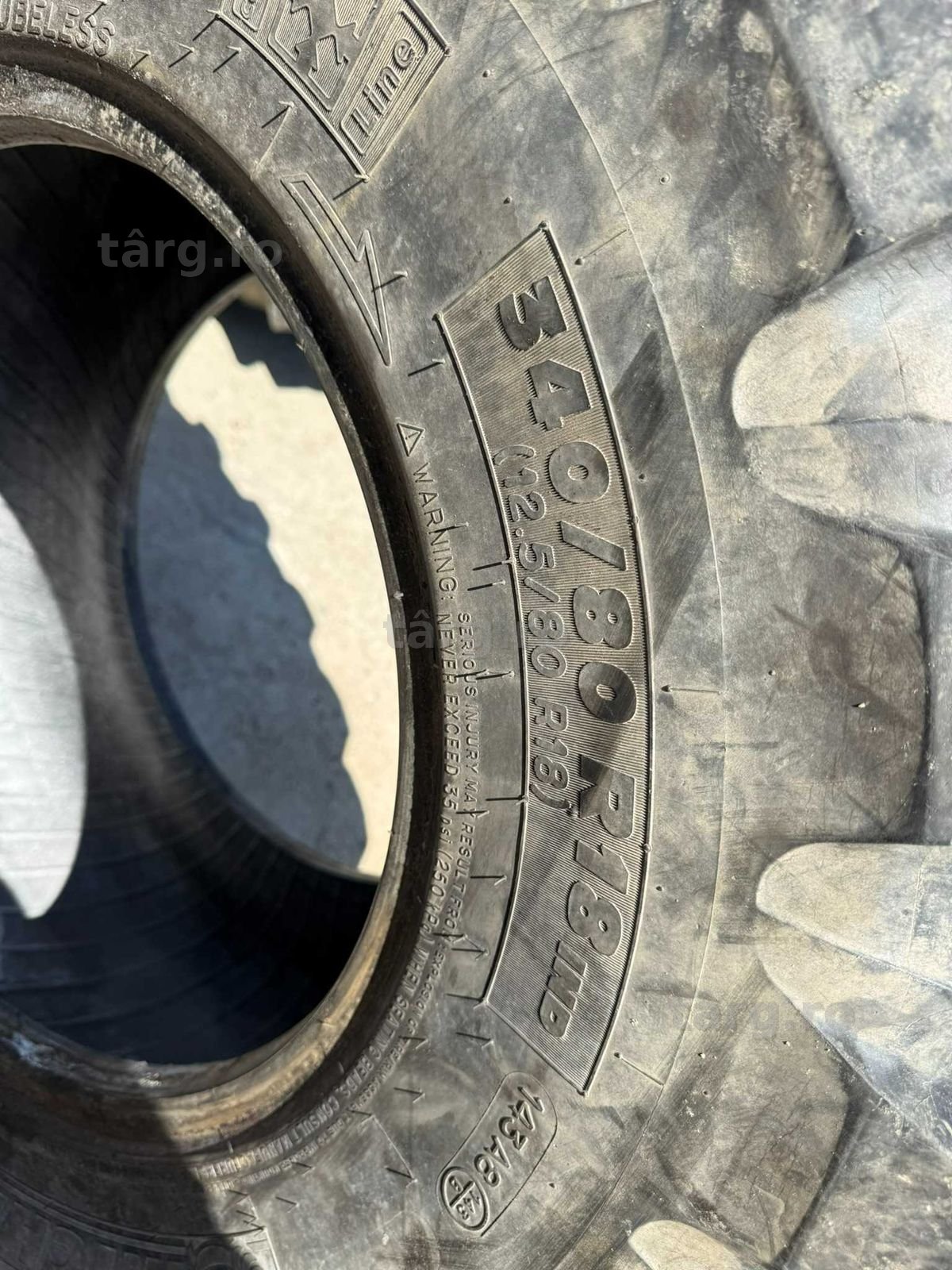 Cauciuc 12.5/80 R18 2