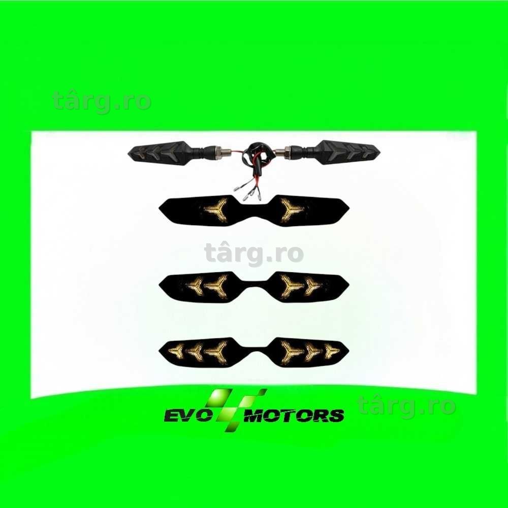 Semnalizari moto LED universale flowing water 12V A1996