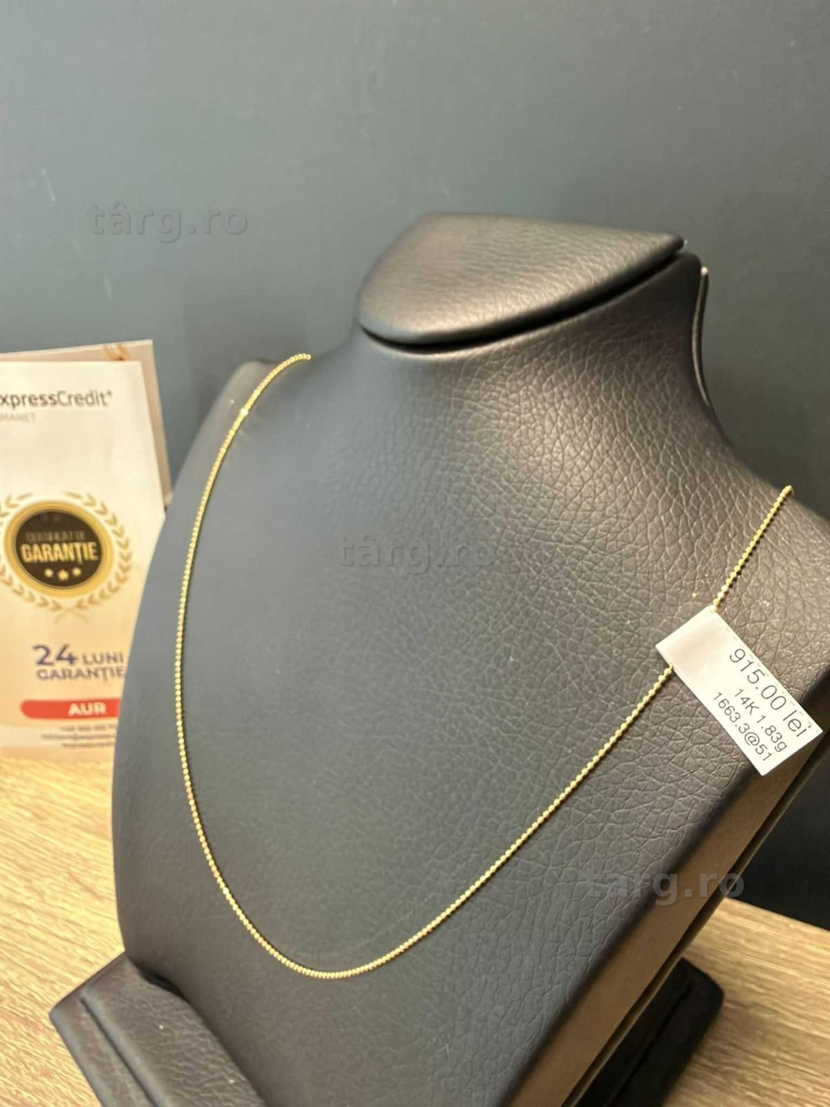 [AG51] Lant aur 14k 1.83g B1663.3 - Garantie 2 ani!