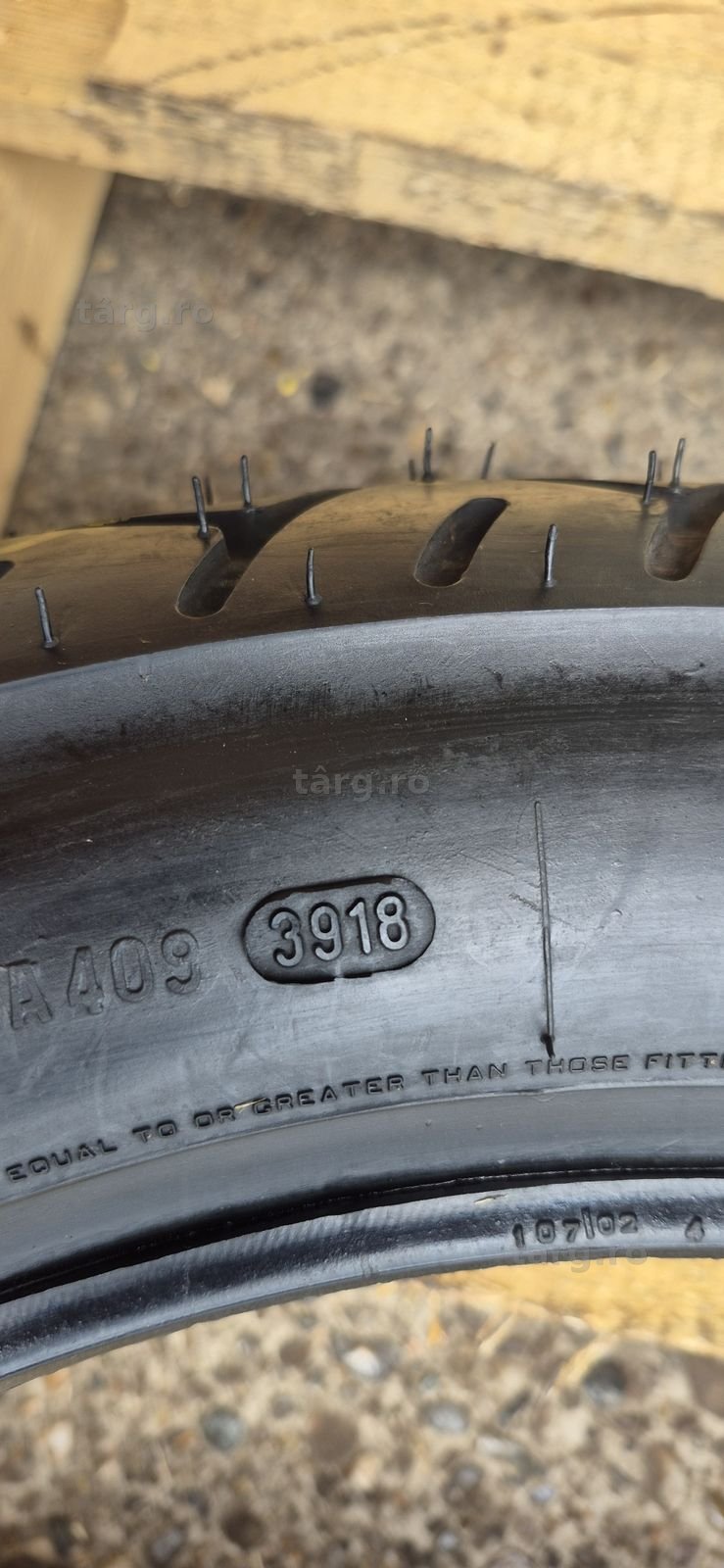O anvelopa moto noua Metzeler 120/90 B18 M/C,dot 2018. 7