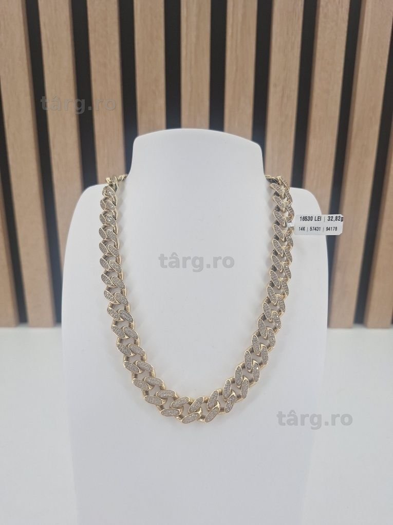 Lanț Aur  14K  32,82gr Lungime  35cm  #57431