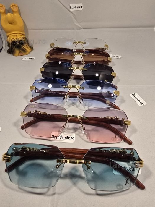 Ochelari de soare Cartier Rimless, made in Italy, pret per bucata
