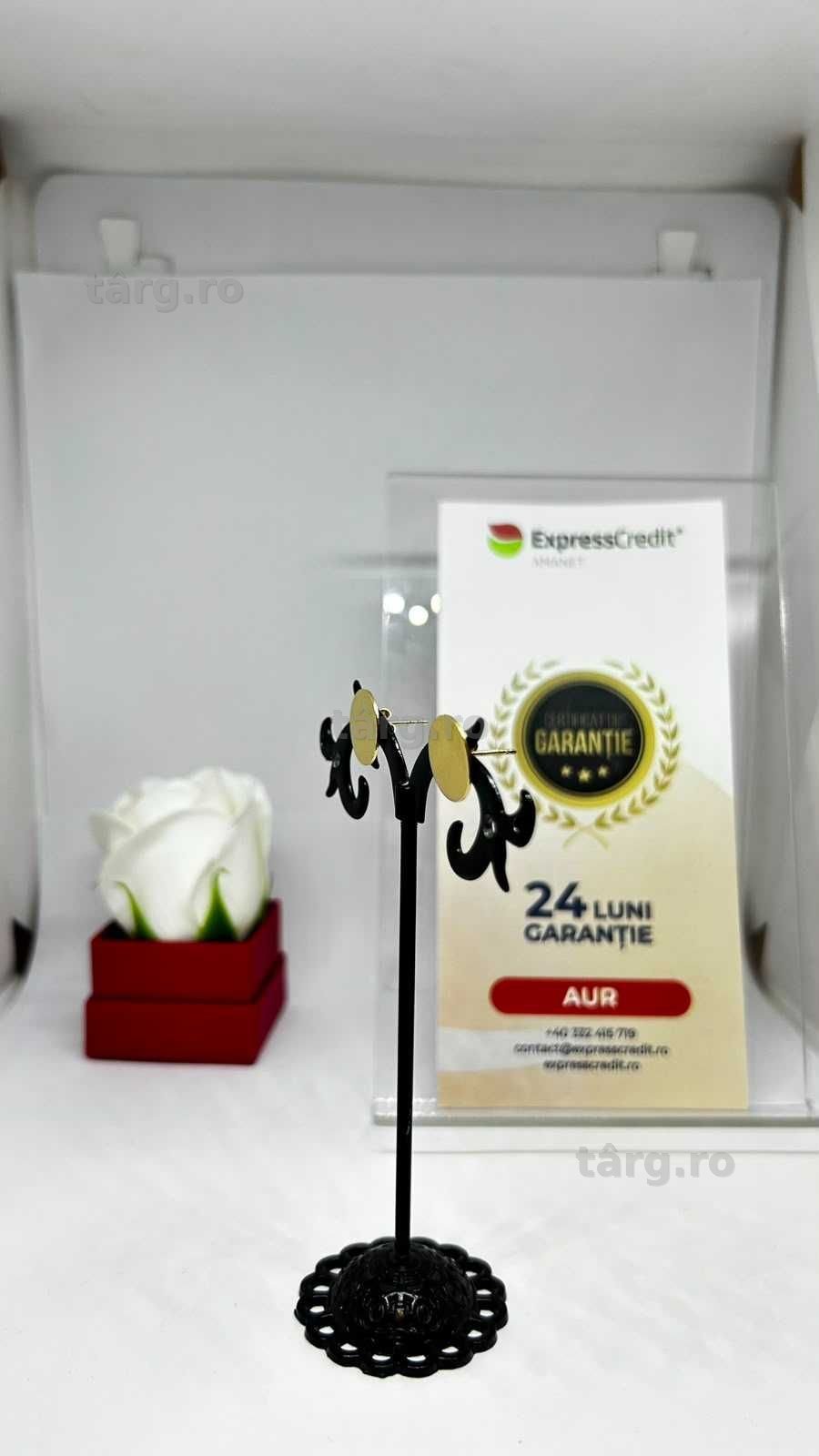 Cercei Aur 14K 2.37g (AG1 Alexandru B54362.54) - Garantie 2 ani! 2