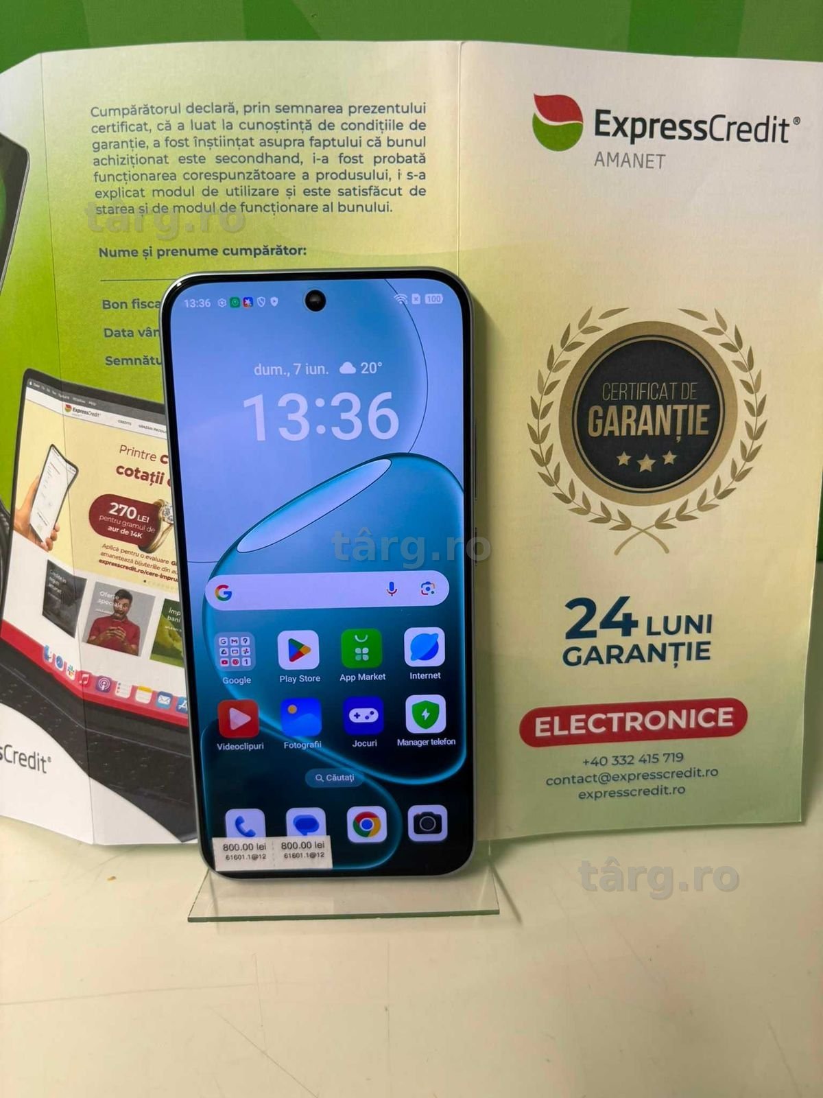 Telefon Oppo A6 PRO 5G ( B61601-Tatarasi) Garantie 2 ani- 800lei 2