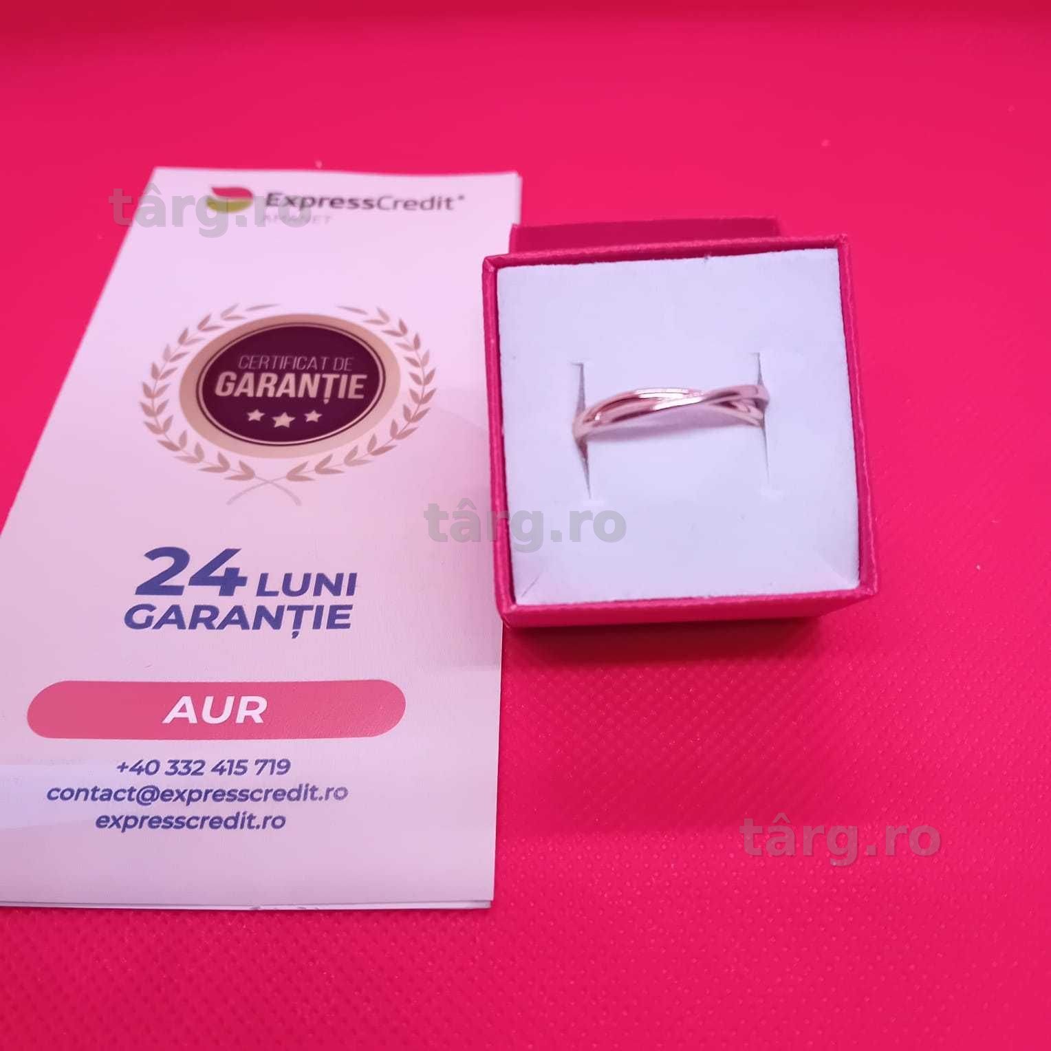 Inel  aur 14k 2.22 g (Ag4 Dacia B50887.1)-Garantie 2 Ani