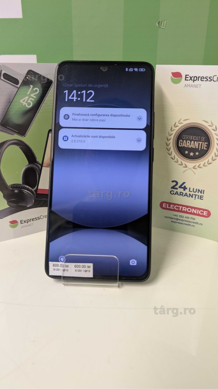 Telefon Xiaomi Redmi Note 14 5G [B.61251 - Tatarasi] Garantie 2 ani!