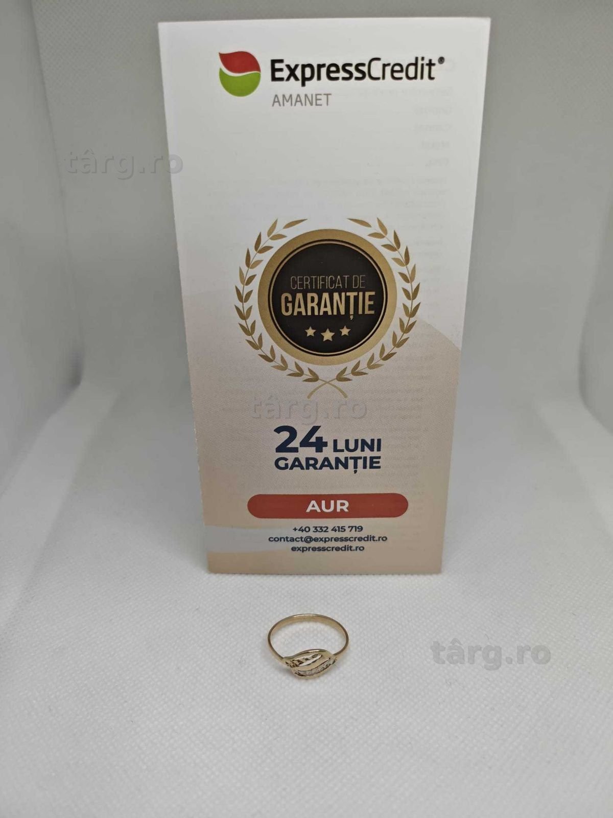 Inel din aur de 14K (Ag43 Falticeni B4143.2) Garantie\Factura