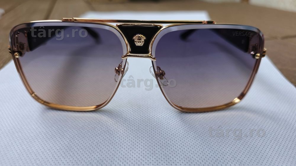 Set Ochelari de soare Vresace rama aurie, lentila degrade