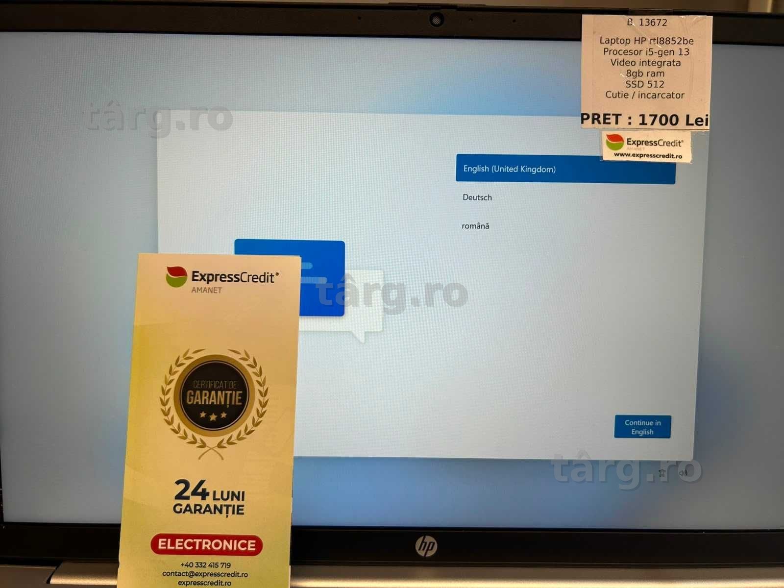 (AG42) Laptop HP RTL8852BE b13672 - Garantie 2 ani! 3