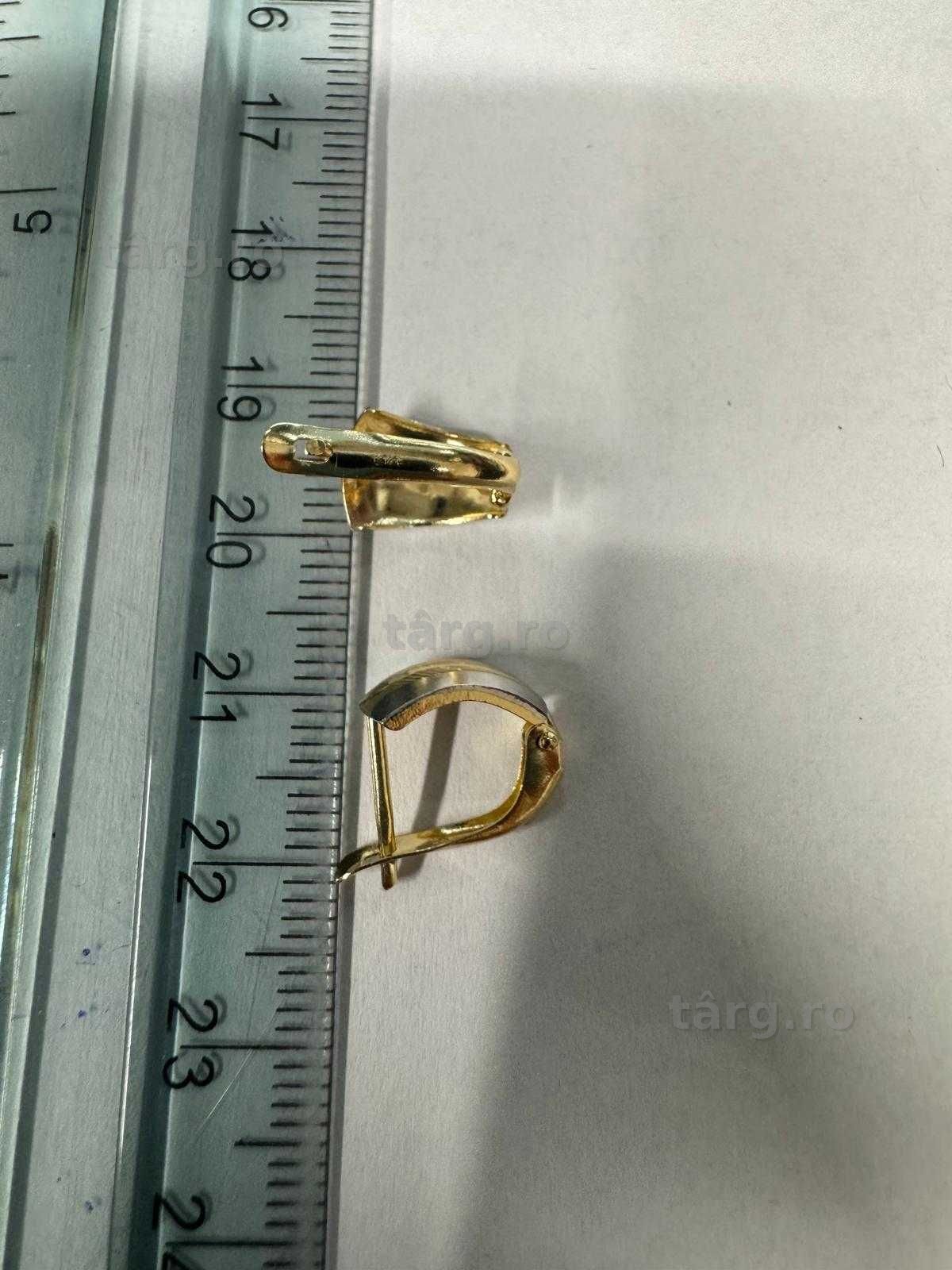 Cercei din aur 14k (69342.1/ 10 Pacurari 1) Garantie 2ani! 5