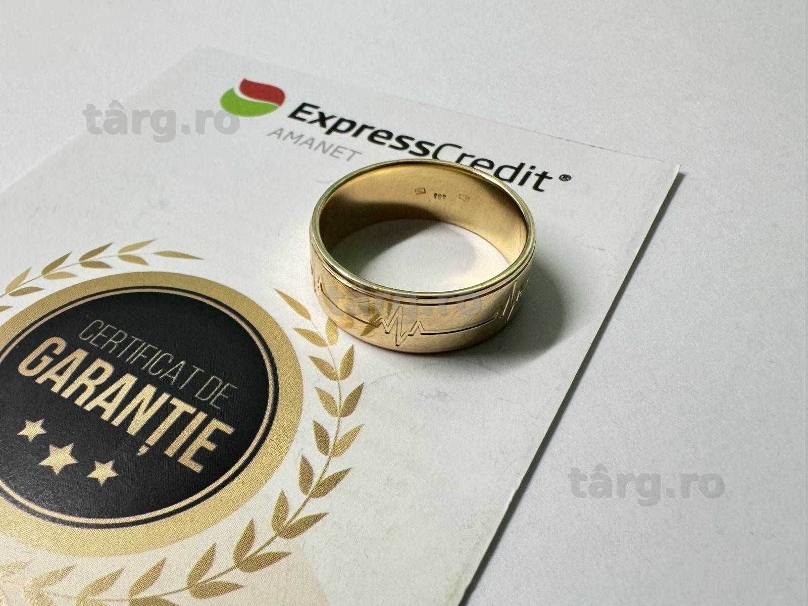 Verigheta aur 14k 7.40g (B.60726.1-Tatarasi) Garantie 2 ani!