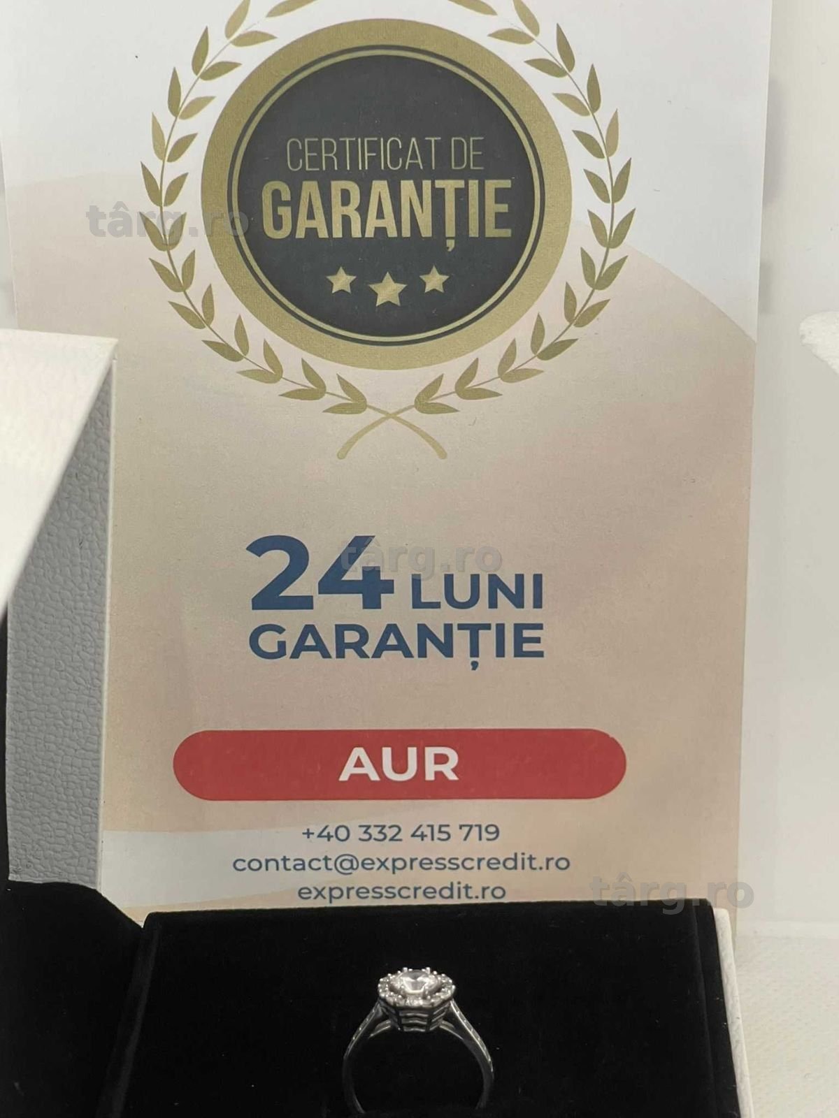 Inel aur 14K 2.365gr  (Ag43 Falticeni B3753) - Garantie/Factura! 3