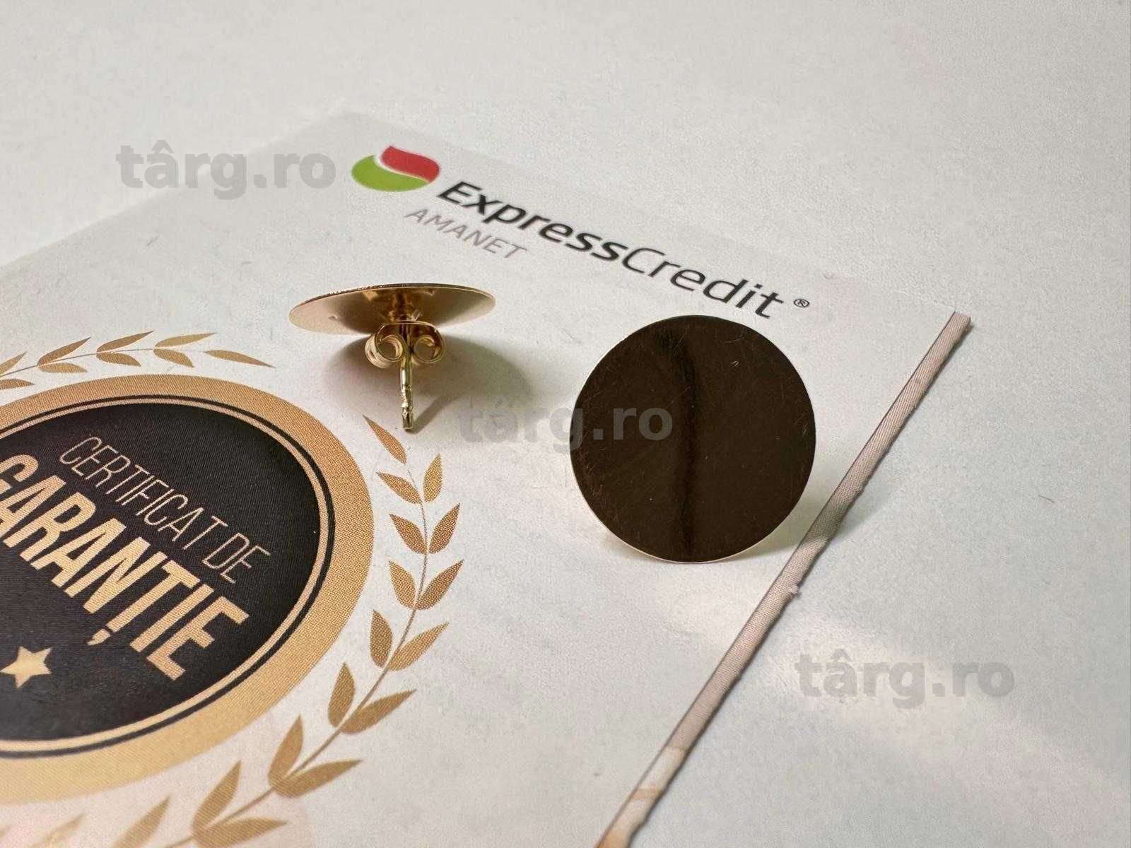 Cercei aur 14K 1.99g (B.61633 Tatarasi) Garantie 2 ani 2