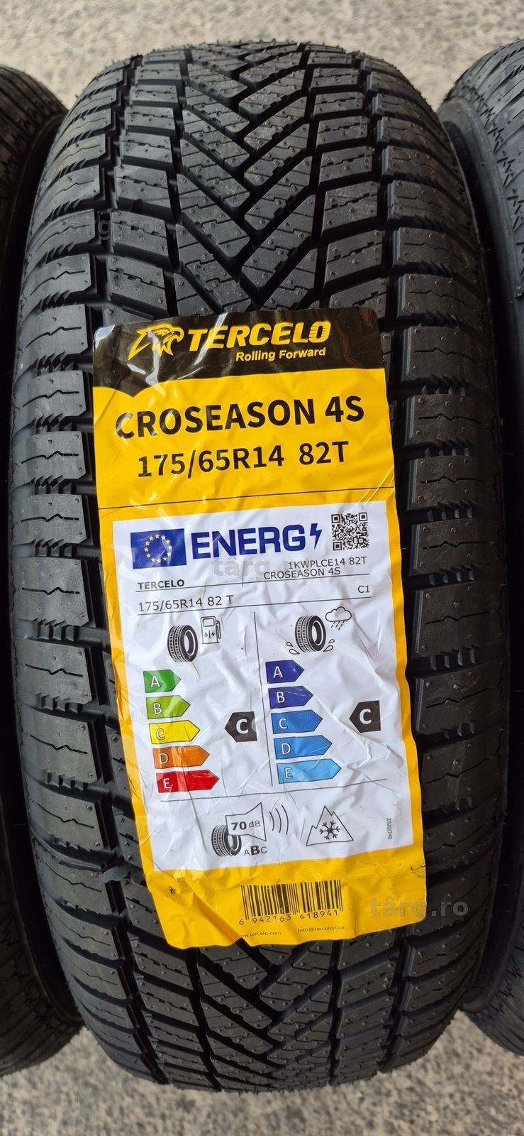 4 anvelope M+S noi Tercelo 175/65/14,dot 2025.Pretul este pe bucata. 3