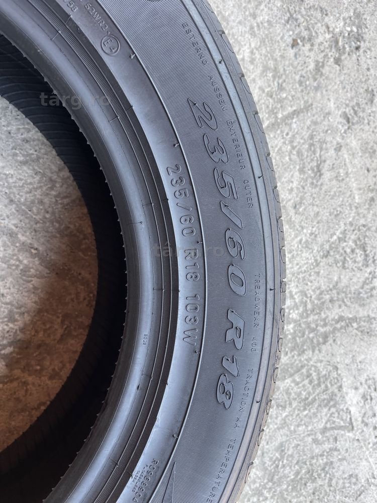 2 anvelope Noi de vara 235/60/18 Pirelli 7