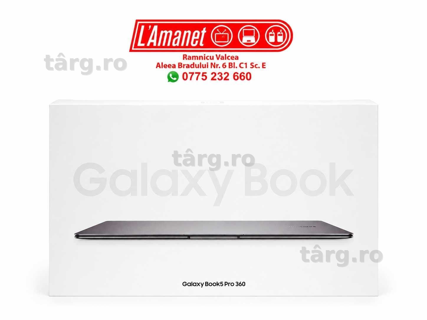 Laptop 16" Amoled Samsung Galaxy Book5 Pro 360 960QHA-KG2 Gray Intel Core Ultra 7 16GB Ram 512GB NOU Sigilat FullBox