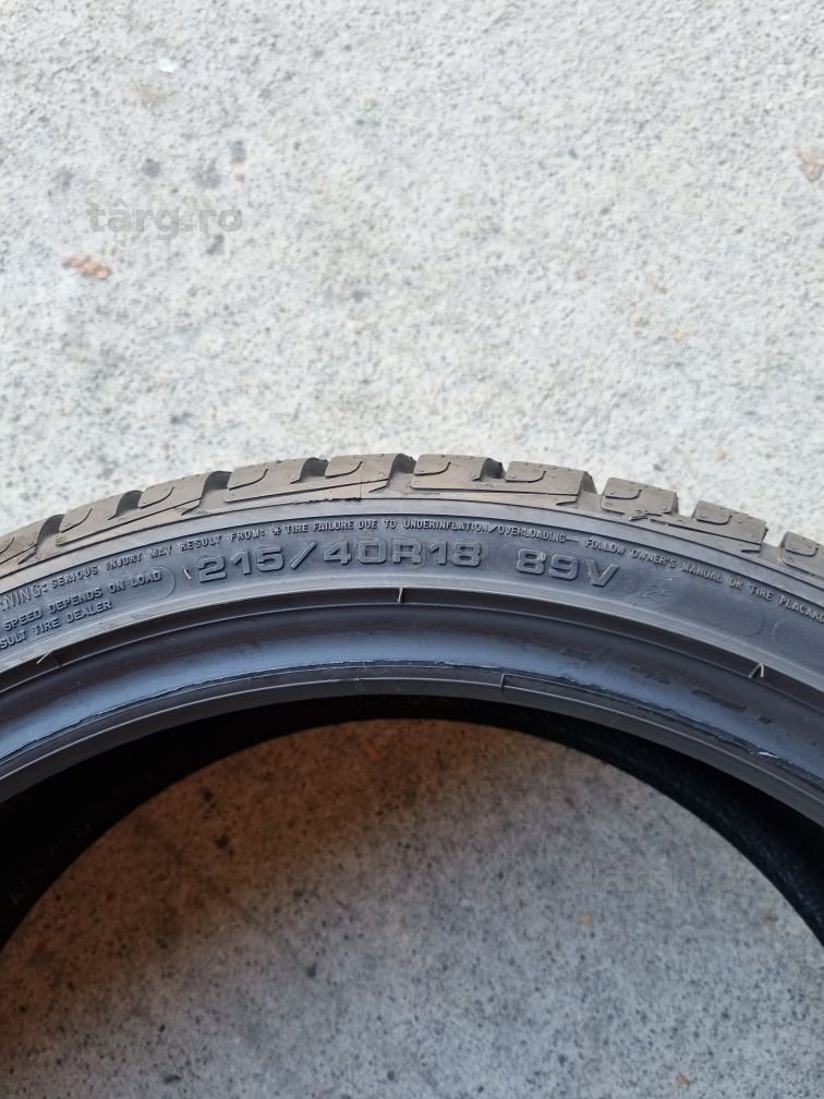 4 anvelope iarna ca si noi GOODYEAR 215/40/18 dot 2018 pret per bucata 5