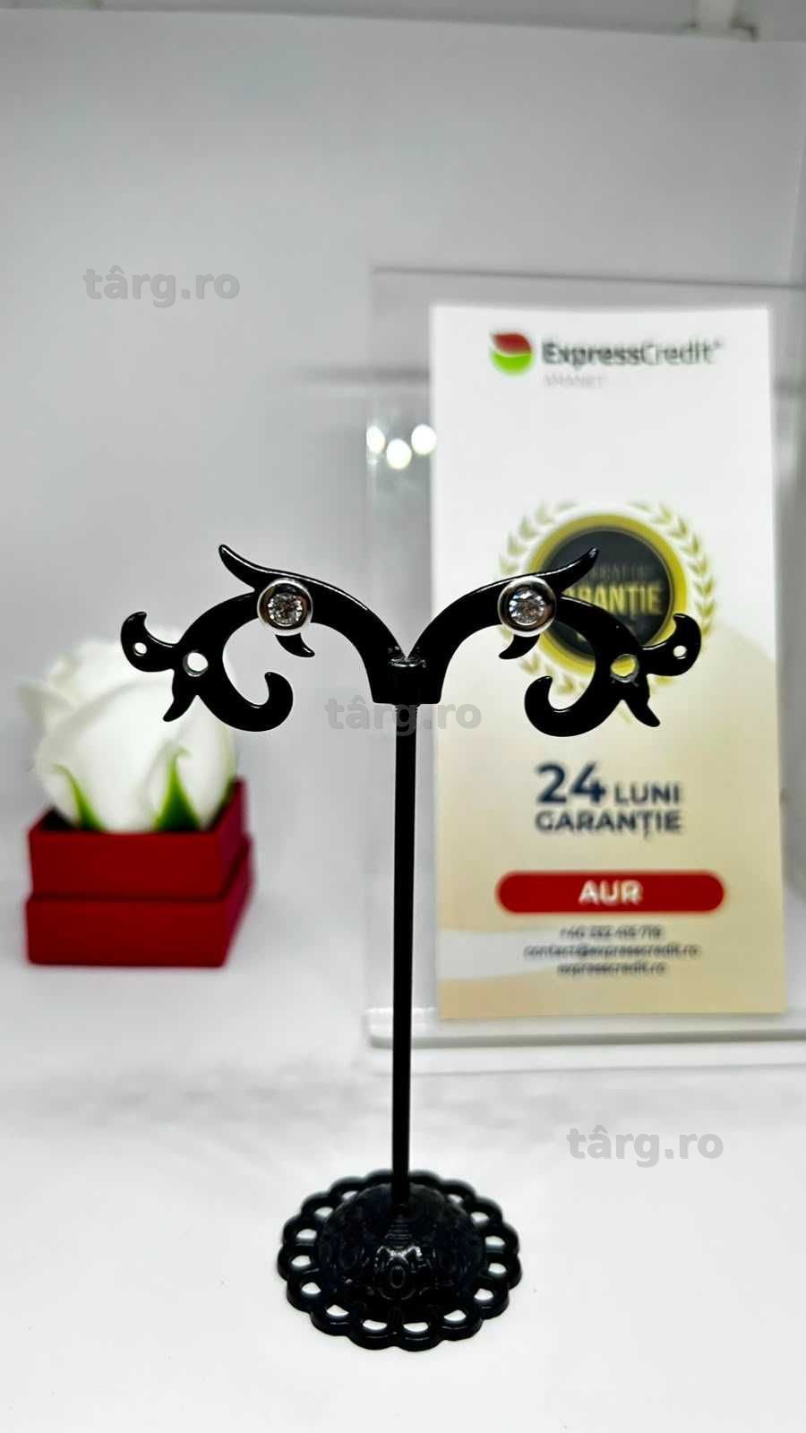 Cercei Aur 14k 1.33g (AG1 Alexandru B54362.61) - Garantie 2 ani!