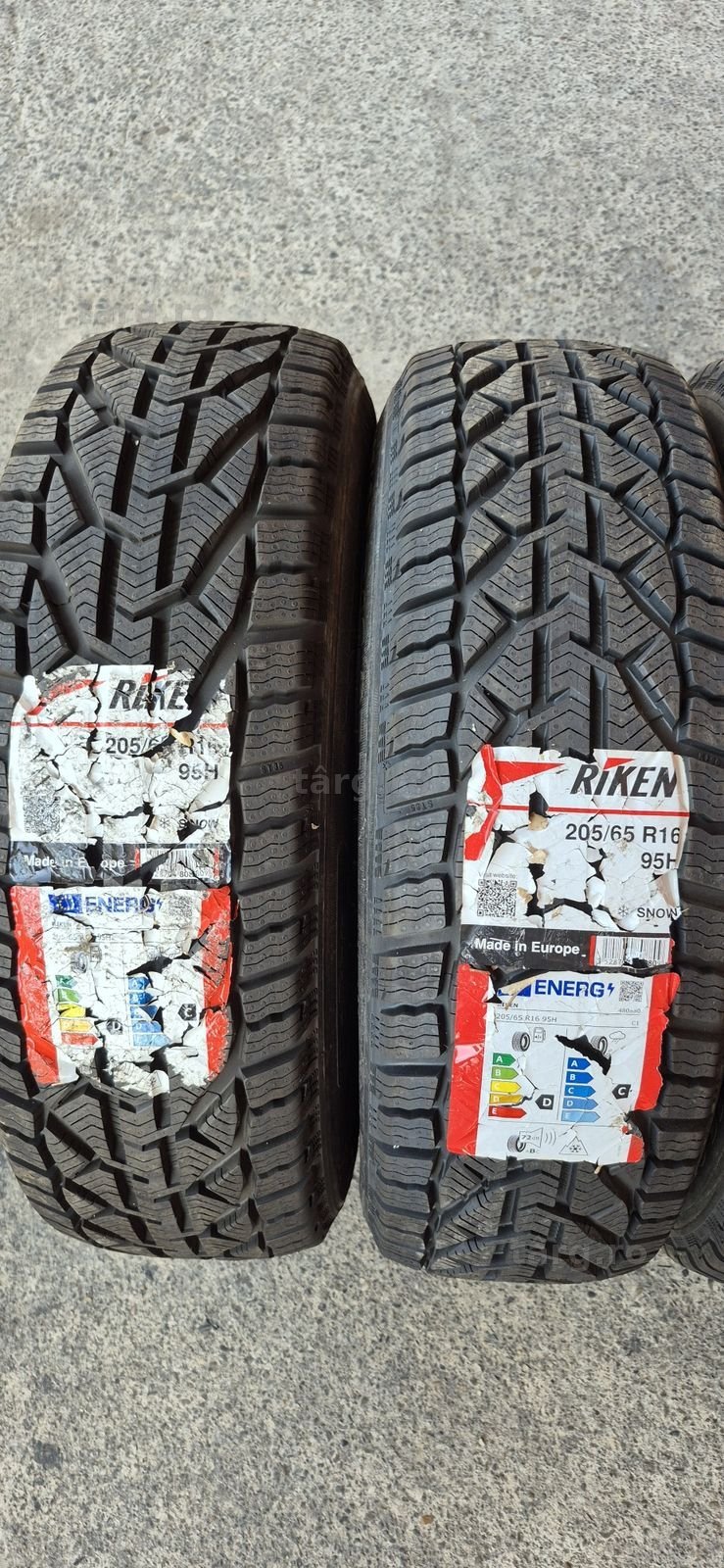 4 anvelope iarna noi Riken 205/65/16,dot 2021.Pretul este bucata. 2