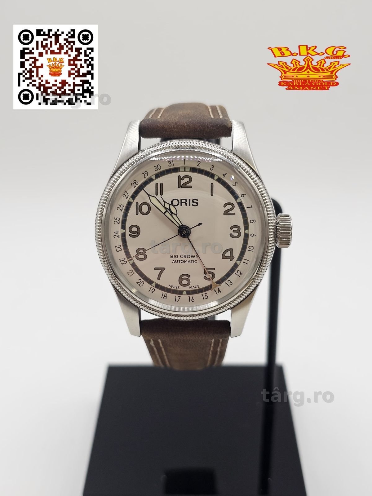 Oris Big Crown Robeto Clemente Amanet BKG