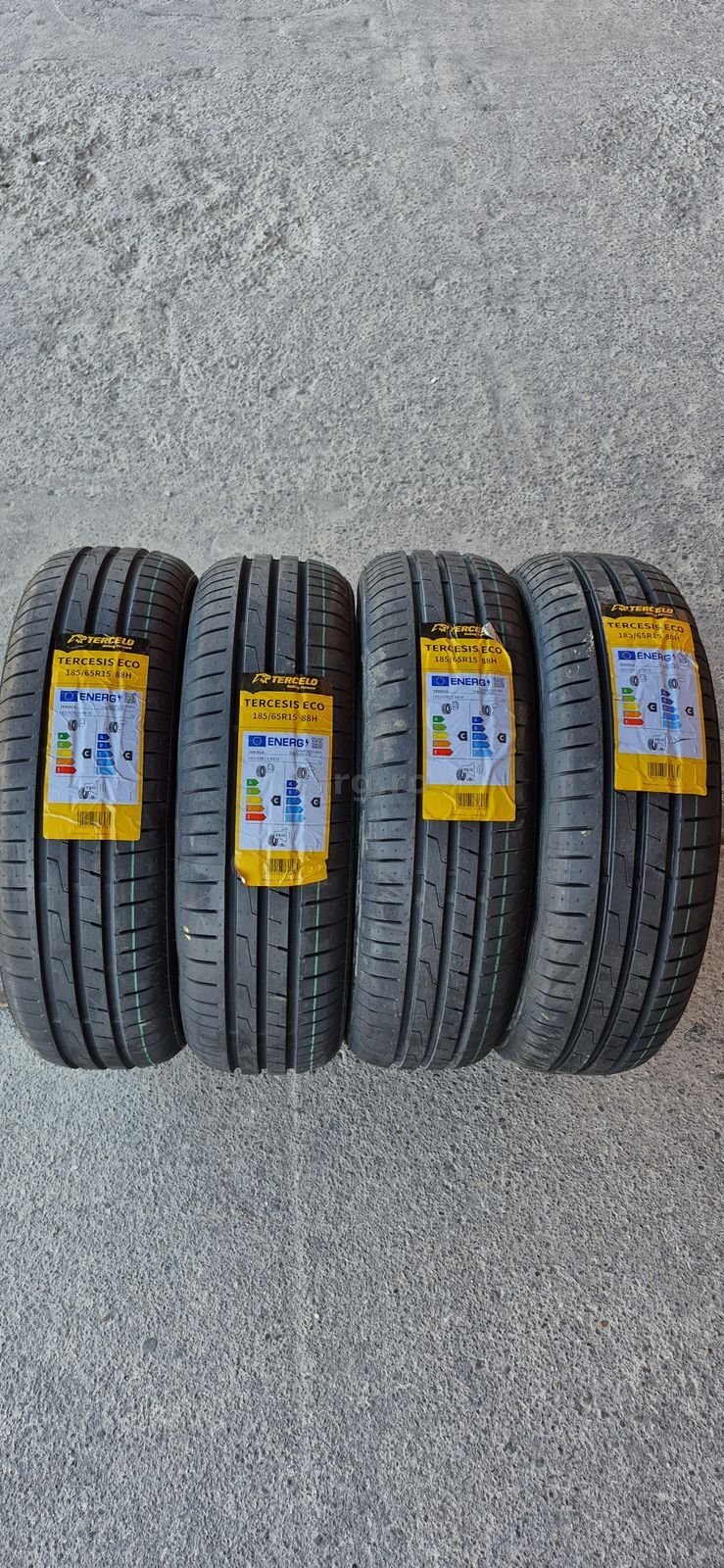 4 anvelope vara noi Tercelo 185/65/15,dot 2025.Pretul este pe bucata.
