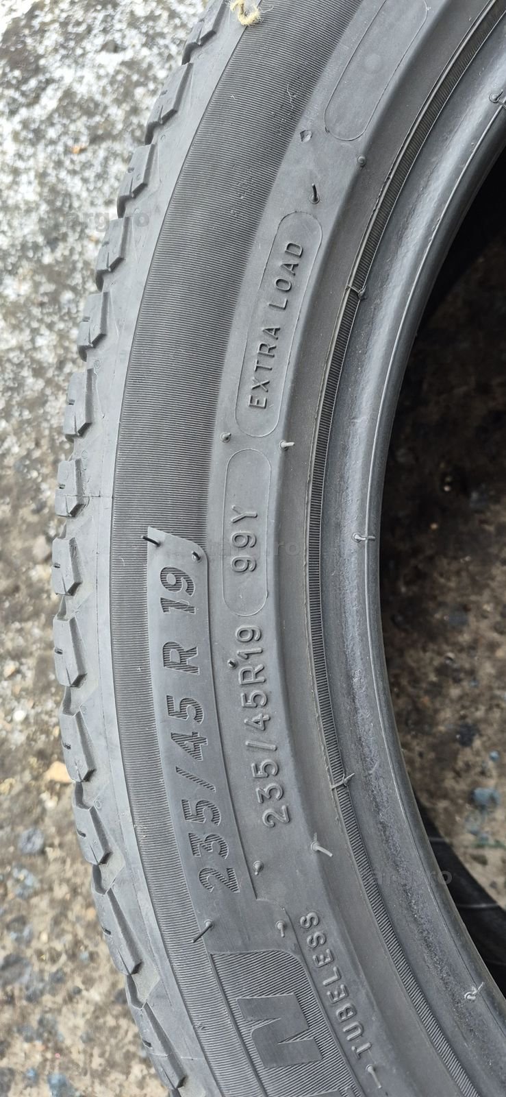 2 anvelope M+S Michelin 235/45/19,dot 2021.Pretul este pe bucata. 5
