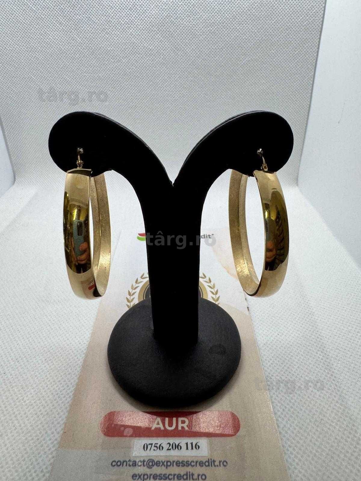 Cercei din aur 14k (70343.1/ 10 Pacurari 1) garantie 2 ani!