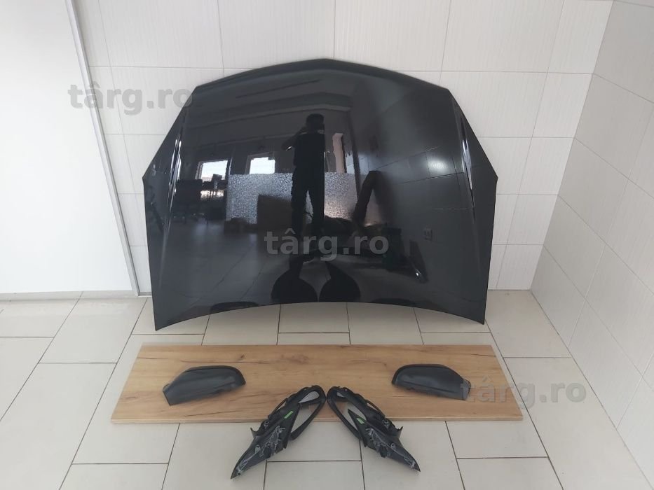 Pachet Capota Motor+Oglinda Dr-Stg Opel Astra H 04-07 (Z20R-Negru)