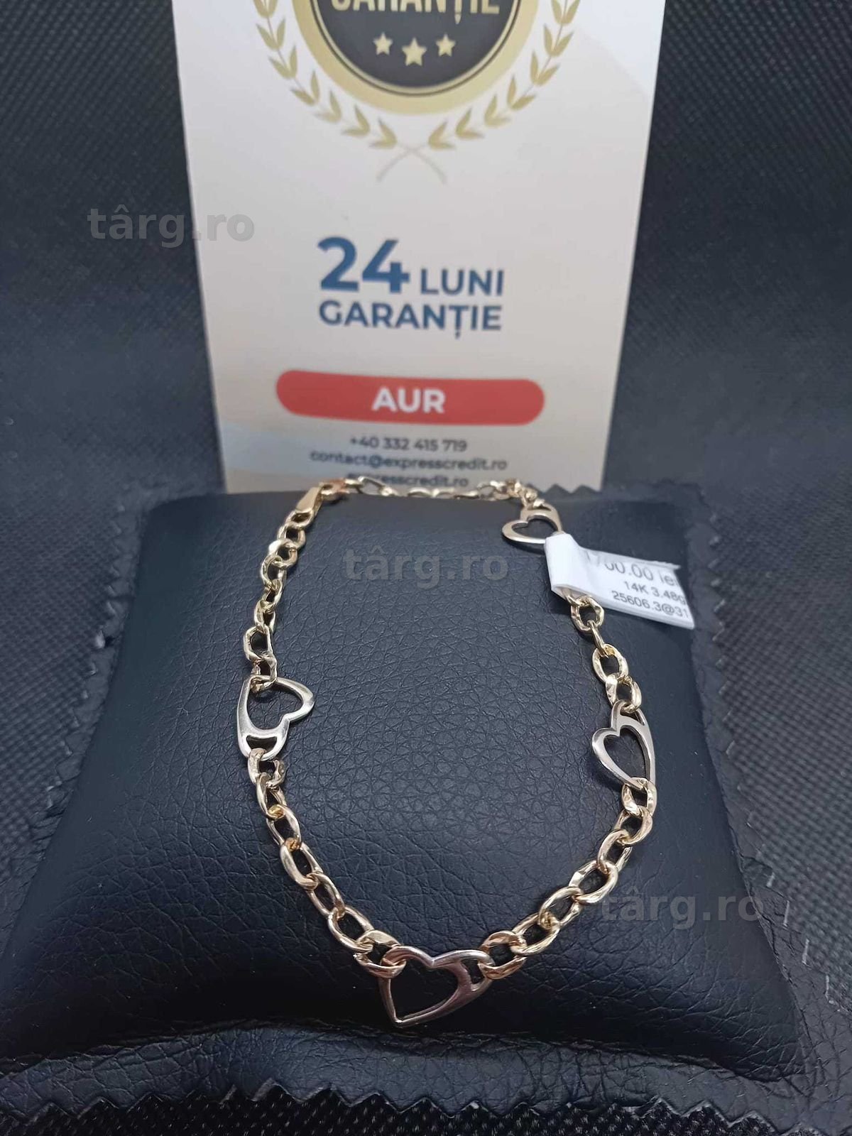 Bratara aur 14k 3.48g (B.25606.3 AG31 Barboi) Garantie 2 ani!